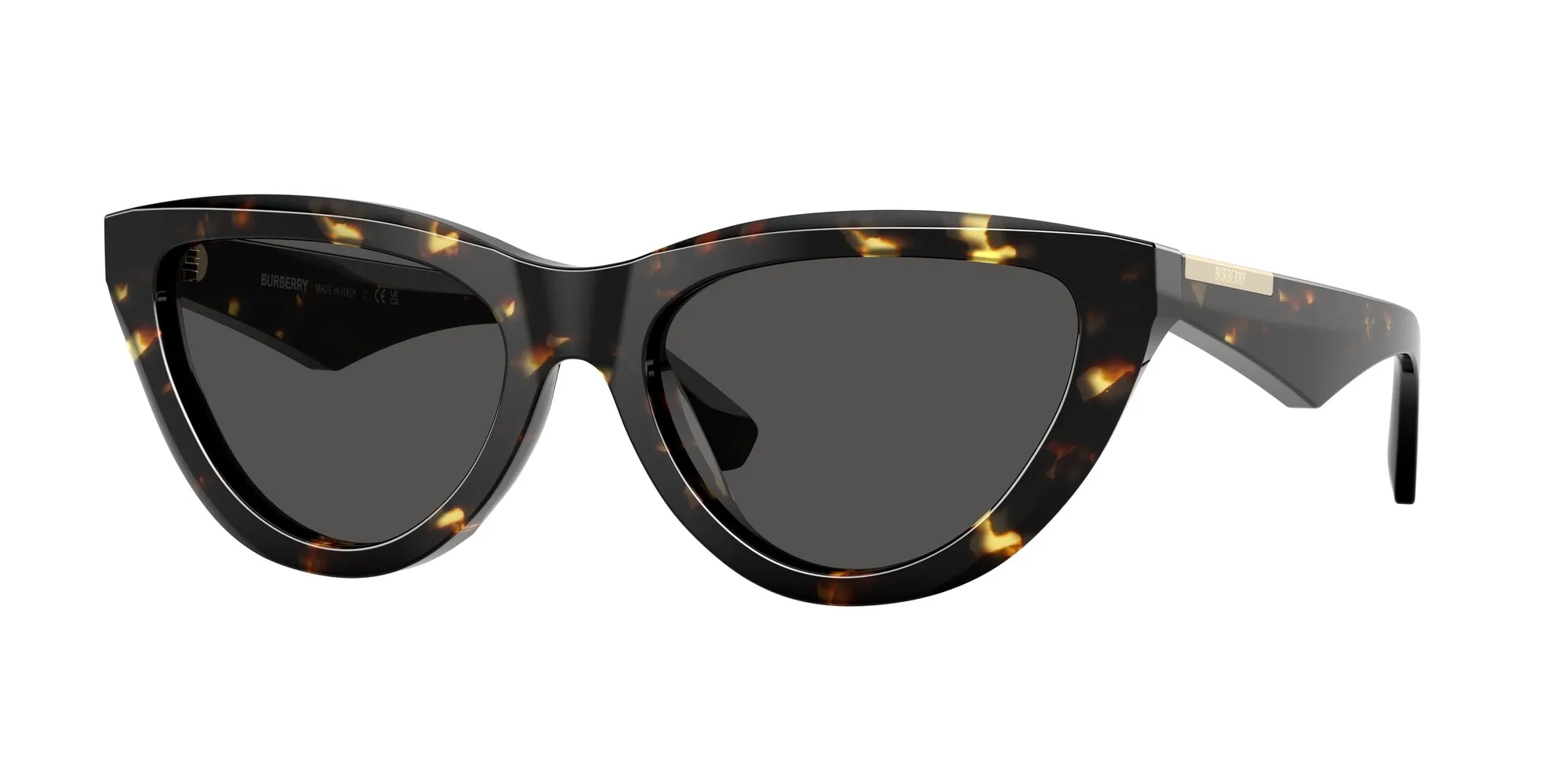 Burberry BE4436U 410687 Occhiali da sole Acetato Tartaruga Grigio Cat Eye Normale - immagine 1