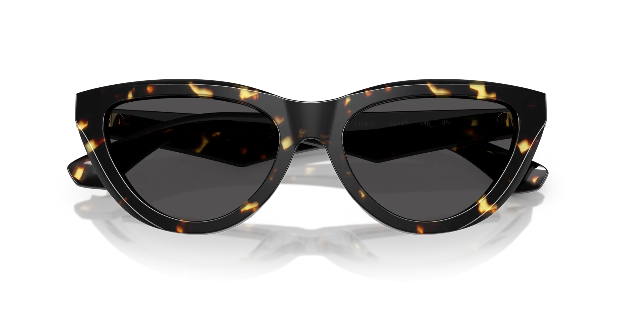 Burberry BE4436U 410687 Occhiali da sole Acetato Tartaruga Grigio Cat Eye Normale - immagine 2