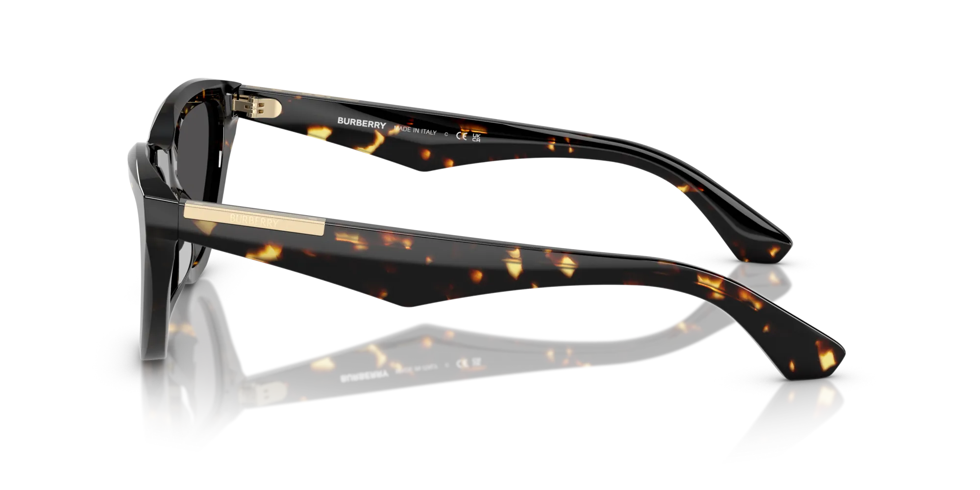 Burberry BE4436U 410687 Occhiali da sole Acetato Tartaruga Grigio Cat Eye Normale - immagine 4