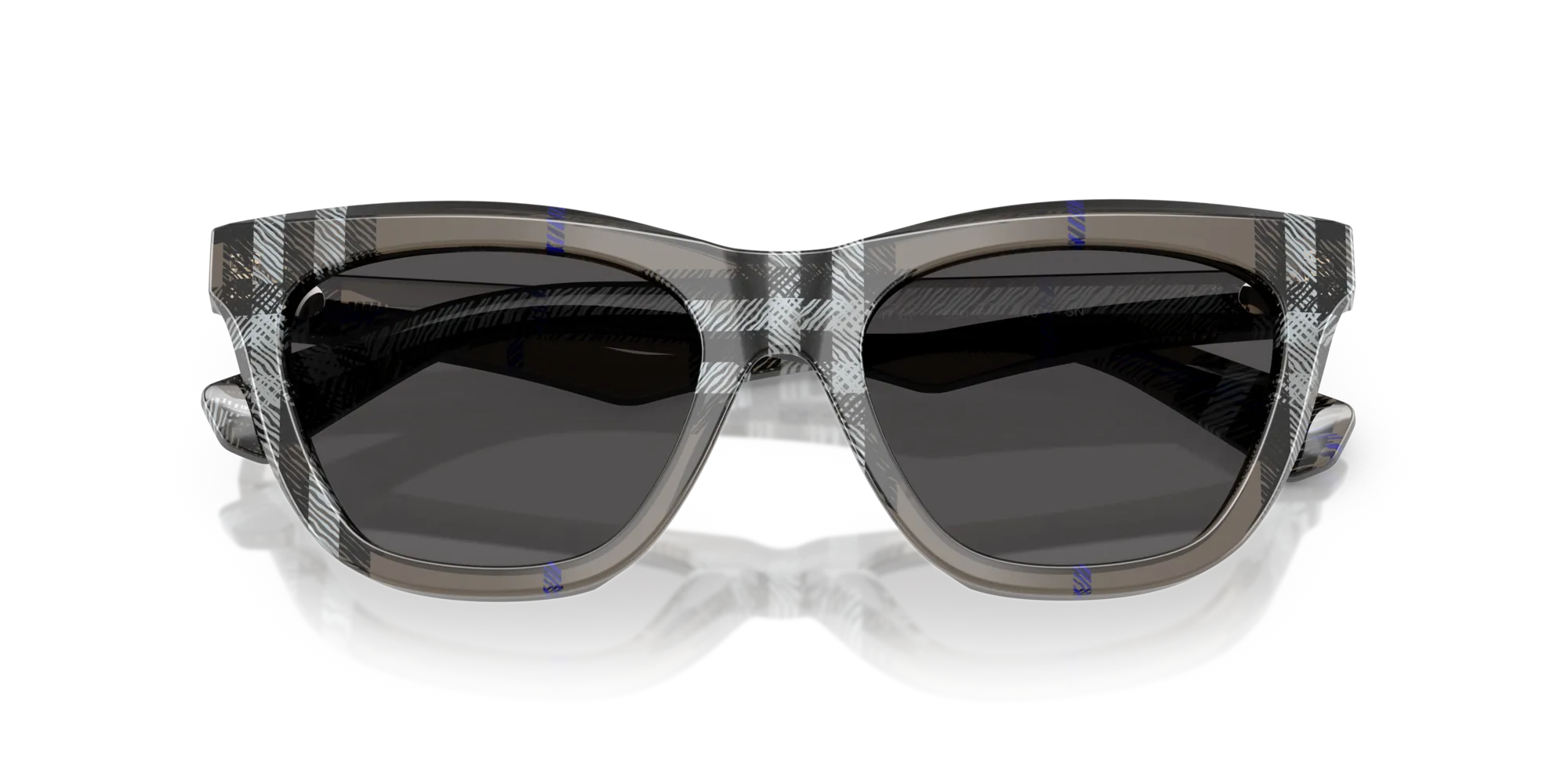 Burberry BE4435 414787 Occhiali da sole Acetato Grigio Grigio Cat Eye Normale - immagine 2