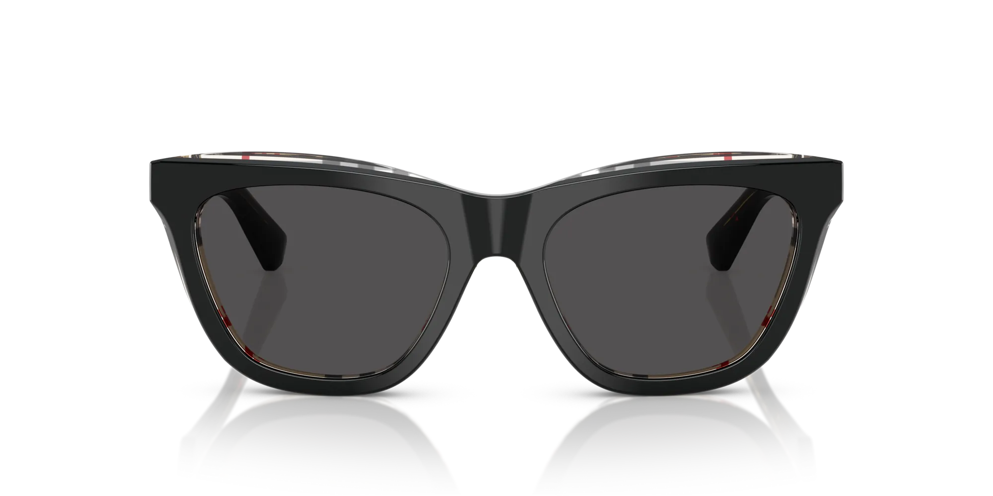 Burberry BE4435 412187 Occhiali da sole Acetato Nero Grigio Cat Eye Normale - immagine 3