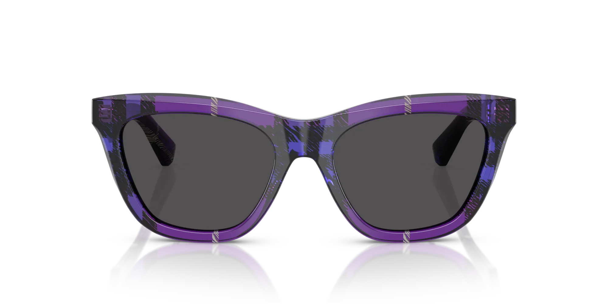 Burberry BE4435 411387 Occhiali da sole Acetato Viola Grigio Cat Eye Normale - immagine 3