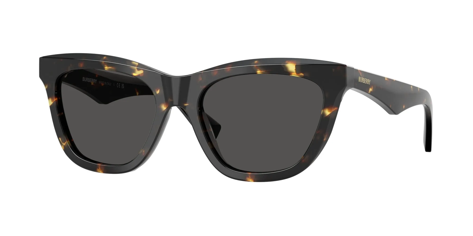 Burberry BE4435 410687 Occhiali da sole Acetato Tartaruga Grigio Cat Eye Normale - immagine 1