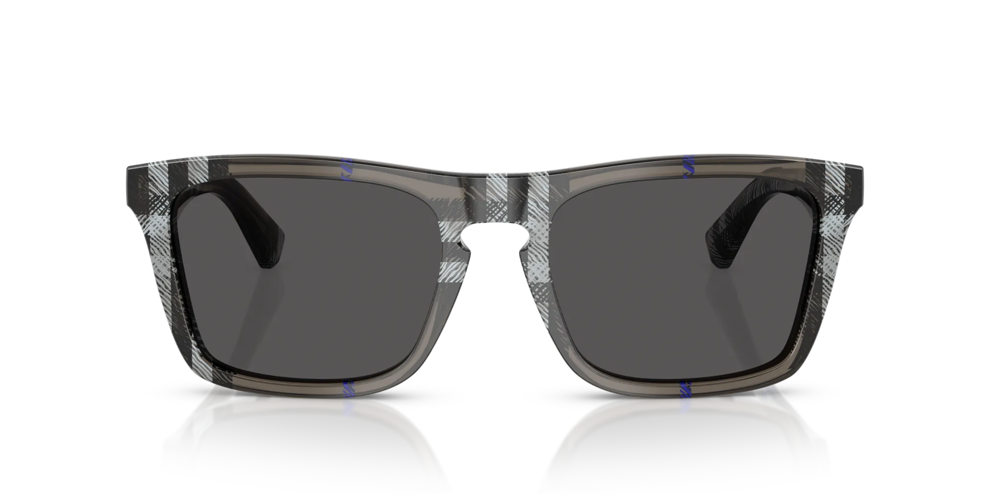 Burberry BE4434 414787 Occhiali da sole Acetato Grigio Grigio Squadrata Normale - immagine 3