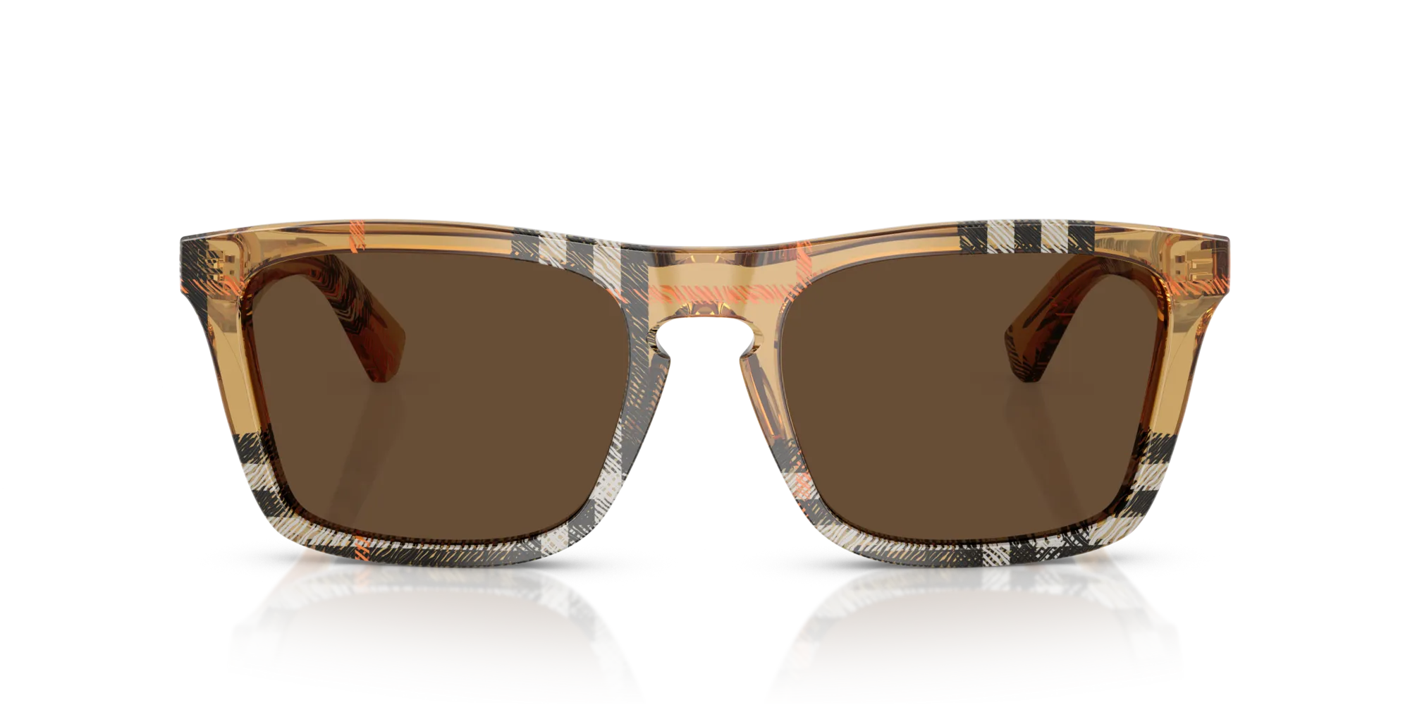 Burberry BE4434 414673 Occhiali da sole Acetato Marrone Marrone Squadrata Normale - immagine 3