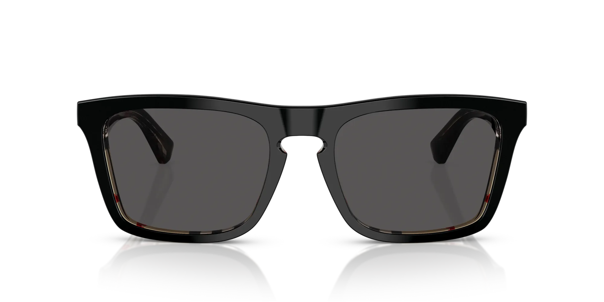 Burberry BE4434 412187 Occhiali da sole Acetato Nero Grigio Squadrata Normale - immagine 3