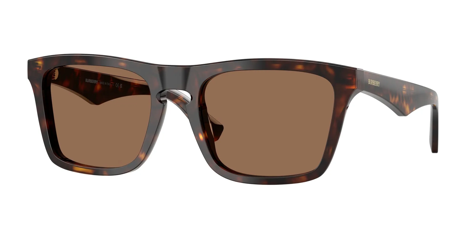 Burberry BE4434 300273 Occhiali da sole Acetato Marrone Marrone Squadrata Normale - immagine 1