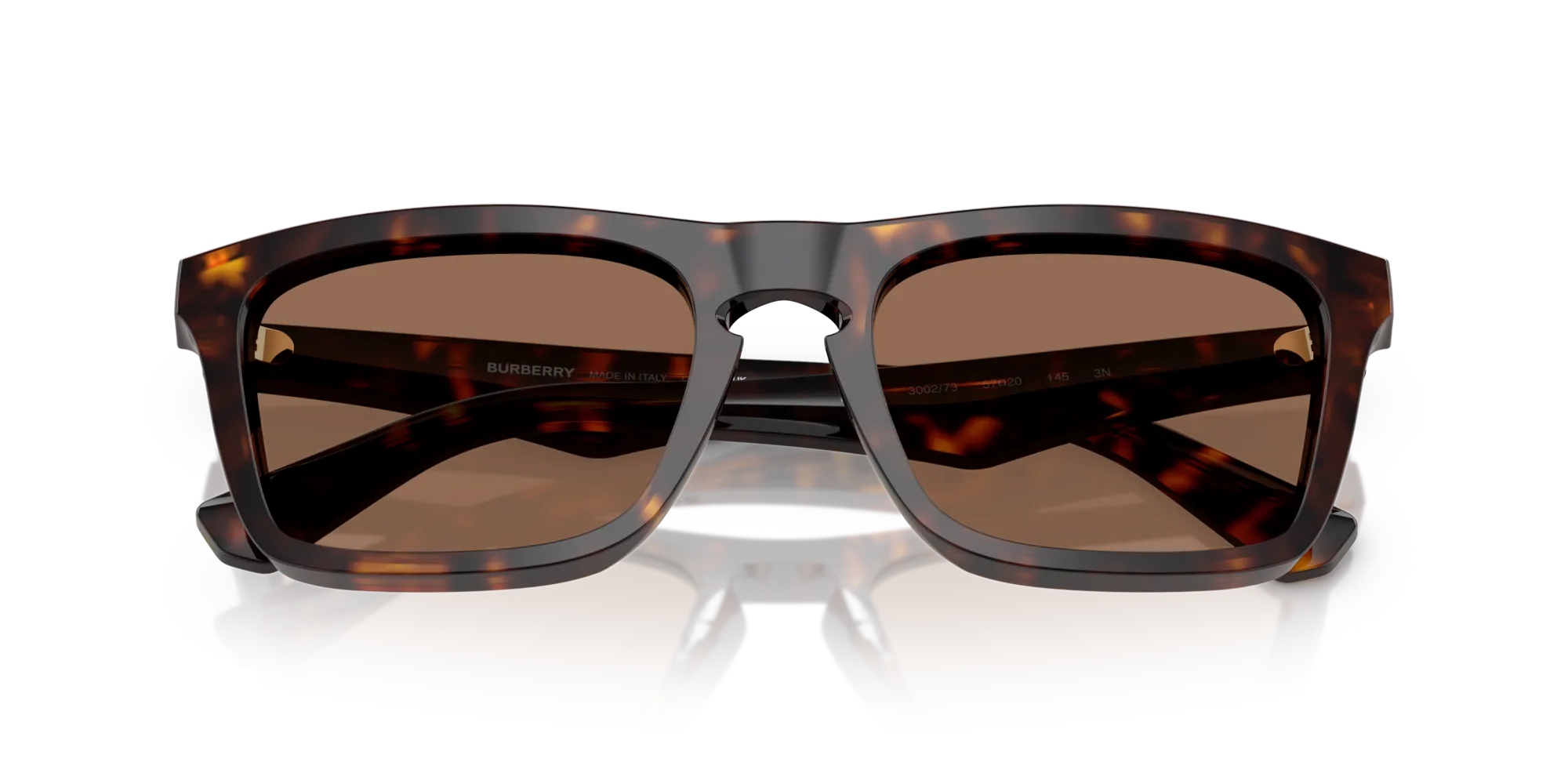 Burberry BE4434 300273 Occhiali da sole Acetato Marrone Marrone Squadrata Normale - immagine 2