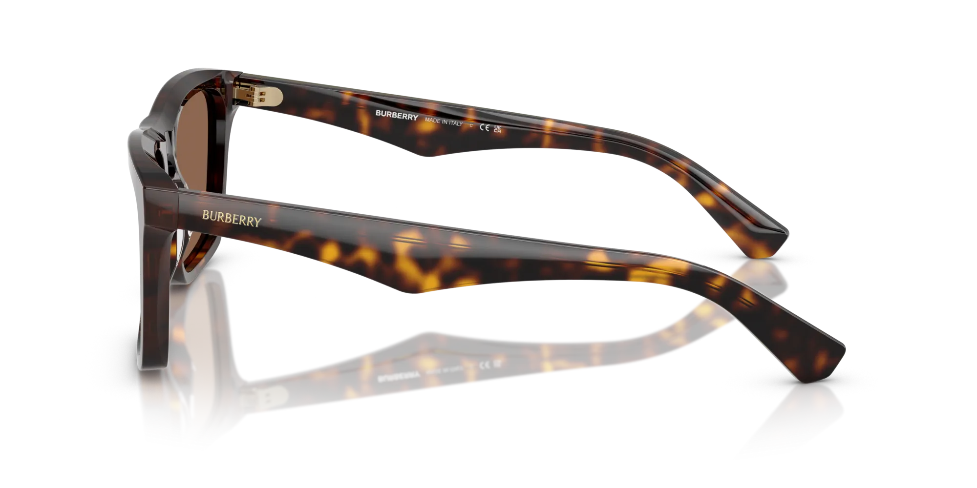 Burberry BE4434 300273 Occhiali da sole Acetato Marrone Marrone Squadrata Normale - immagine 4
