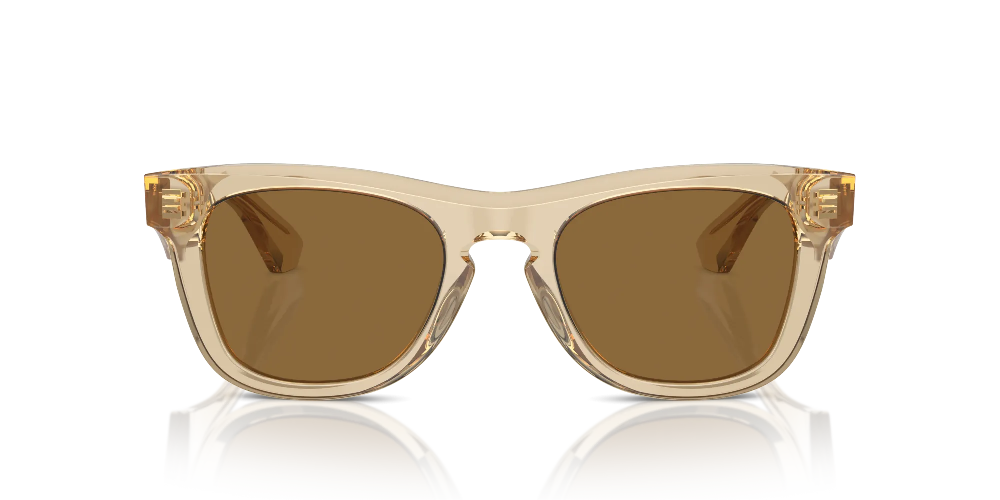 Burberry BE4426 412373 Occhiali da sole Acetato Beige Bronzo Squadrata Normale - immagine 3