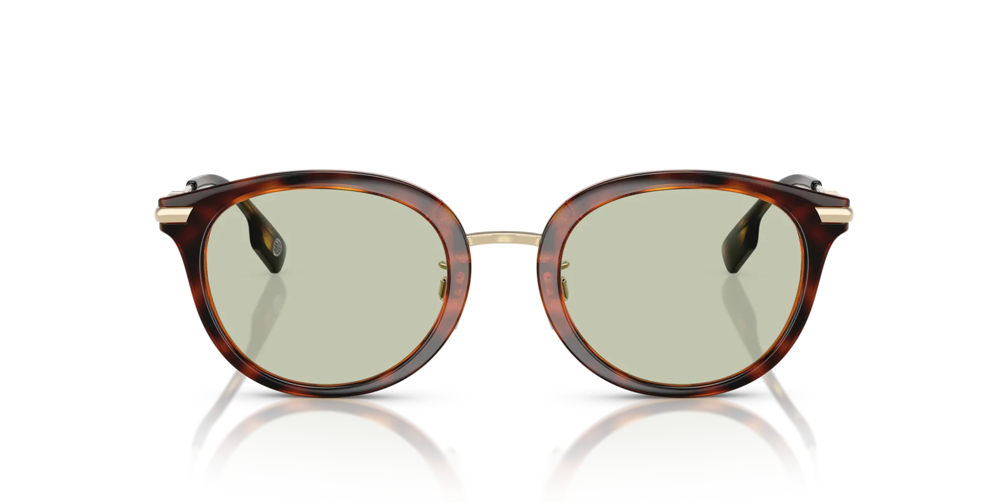 Burberry BE4398D KELSEY 3002/2 Occhiali da sole Iniettato Marrone Verde Pantos Normale - immagine 3