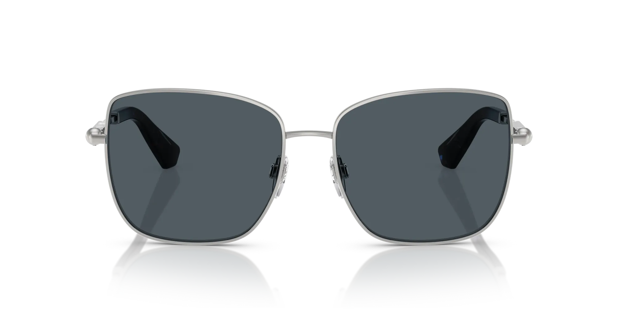 Burberry BE3158 135387 Occhiali da sole Metallo Argento Grigio Squadrata Normale - immagine 3