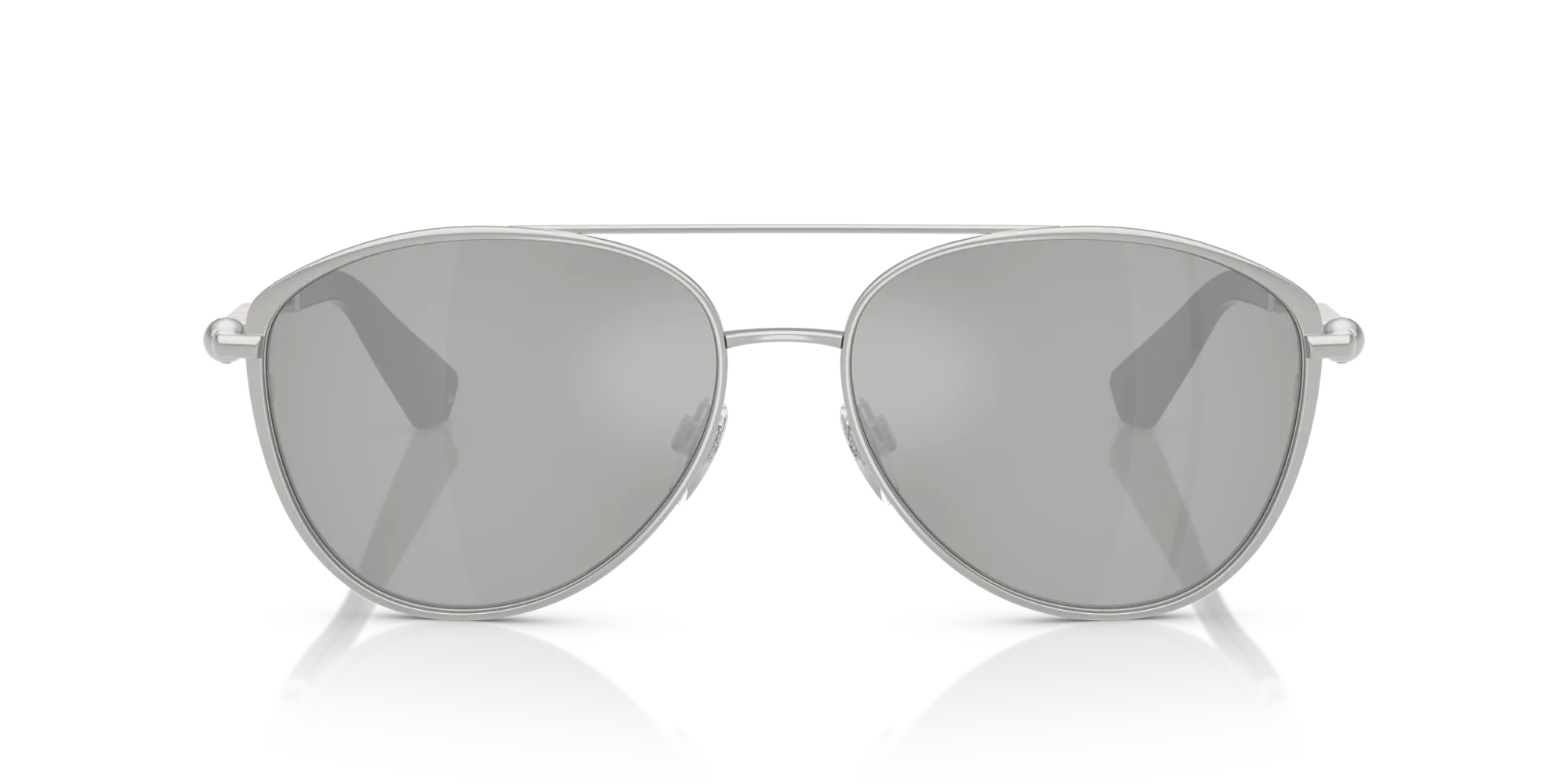 Burberry BE3157 10058V Occhiali da sole Metallo Argento Pilot Specchiate - immagine 3