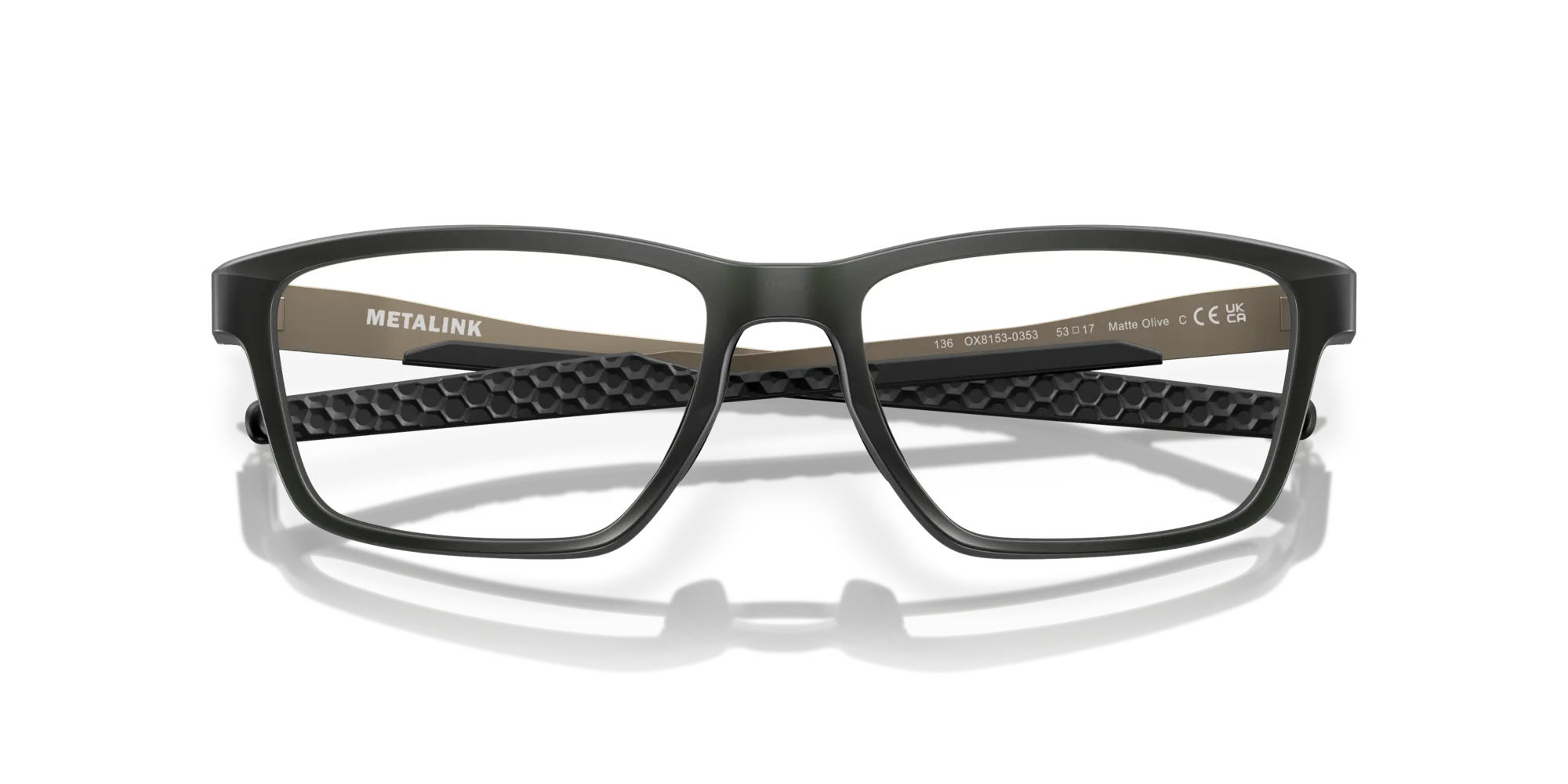 Oakley OX8153 Metalink 815303 Montature da vista Plastica Verde Squadrata - immagine 2