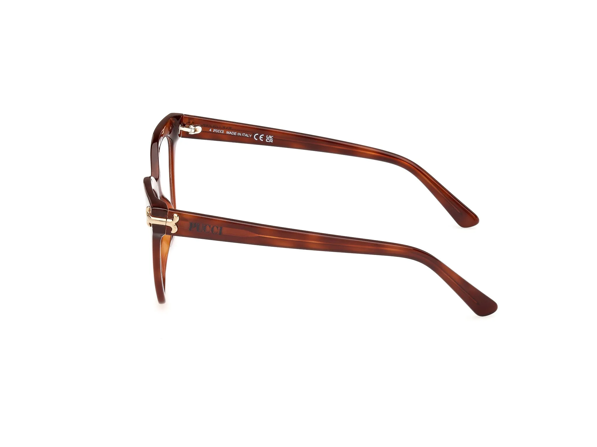 Emilio Pucci EP5235 53 Montature da vista Acetato Havana Farfalla Normale - immagine 3