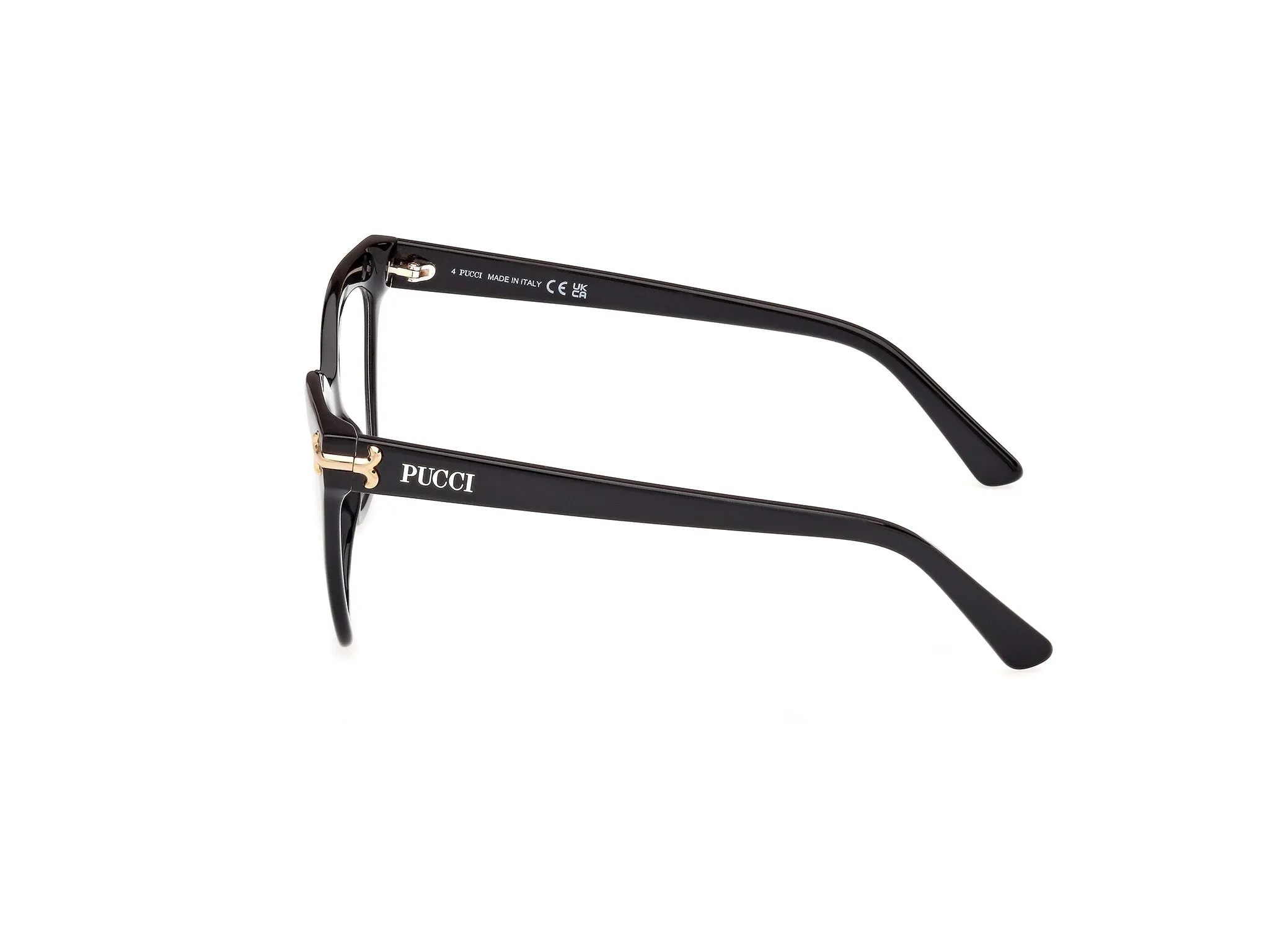 Emilio Pucci EP5235 1 Montature da vista Acetato Nero Farfalla Normale - immagine 3