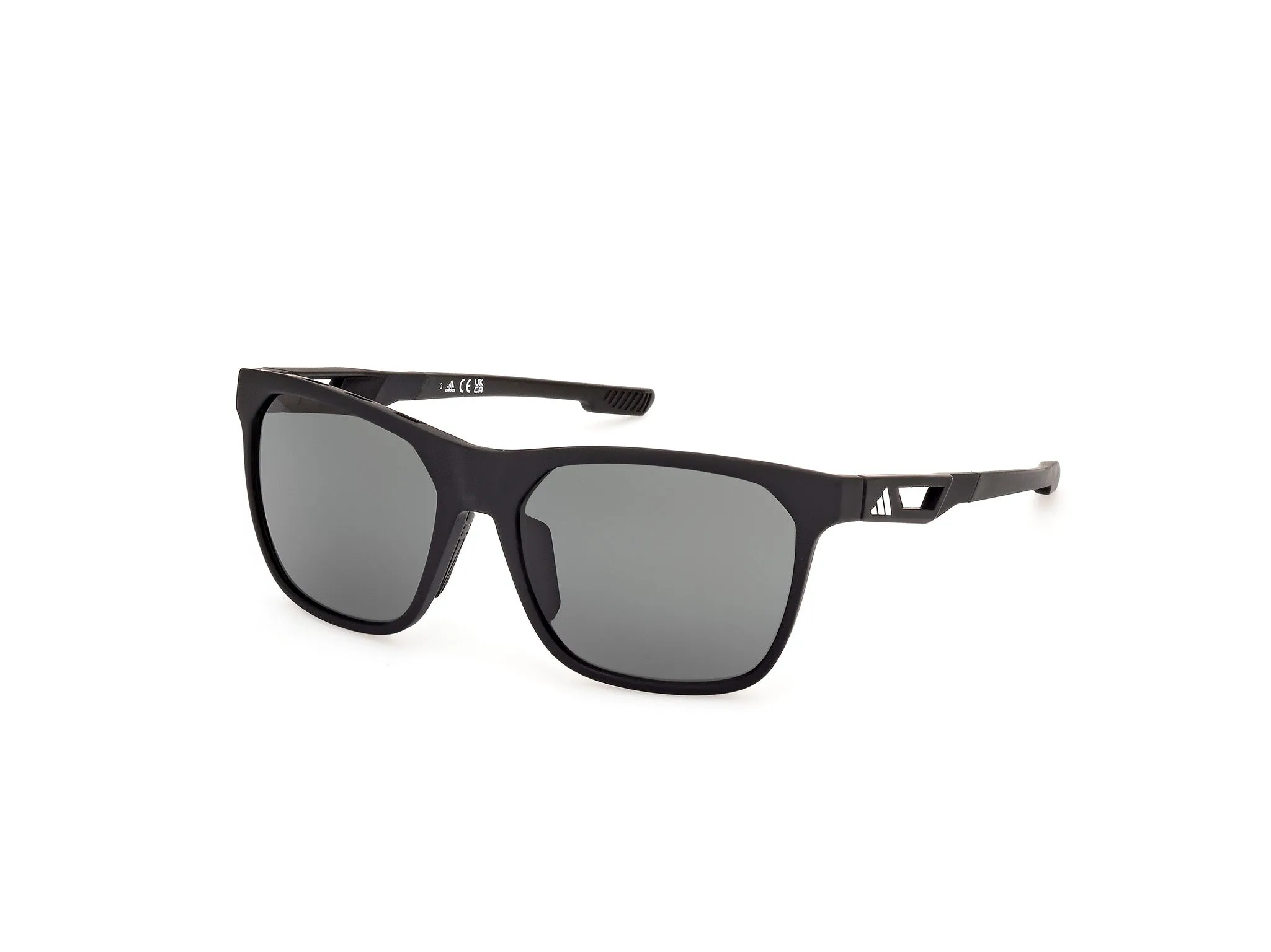 Adidas Sport SP0091 02N Occhiali da sole Iniettato Nero Verde Squadrata Normale - immagine 1