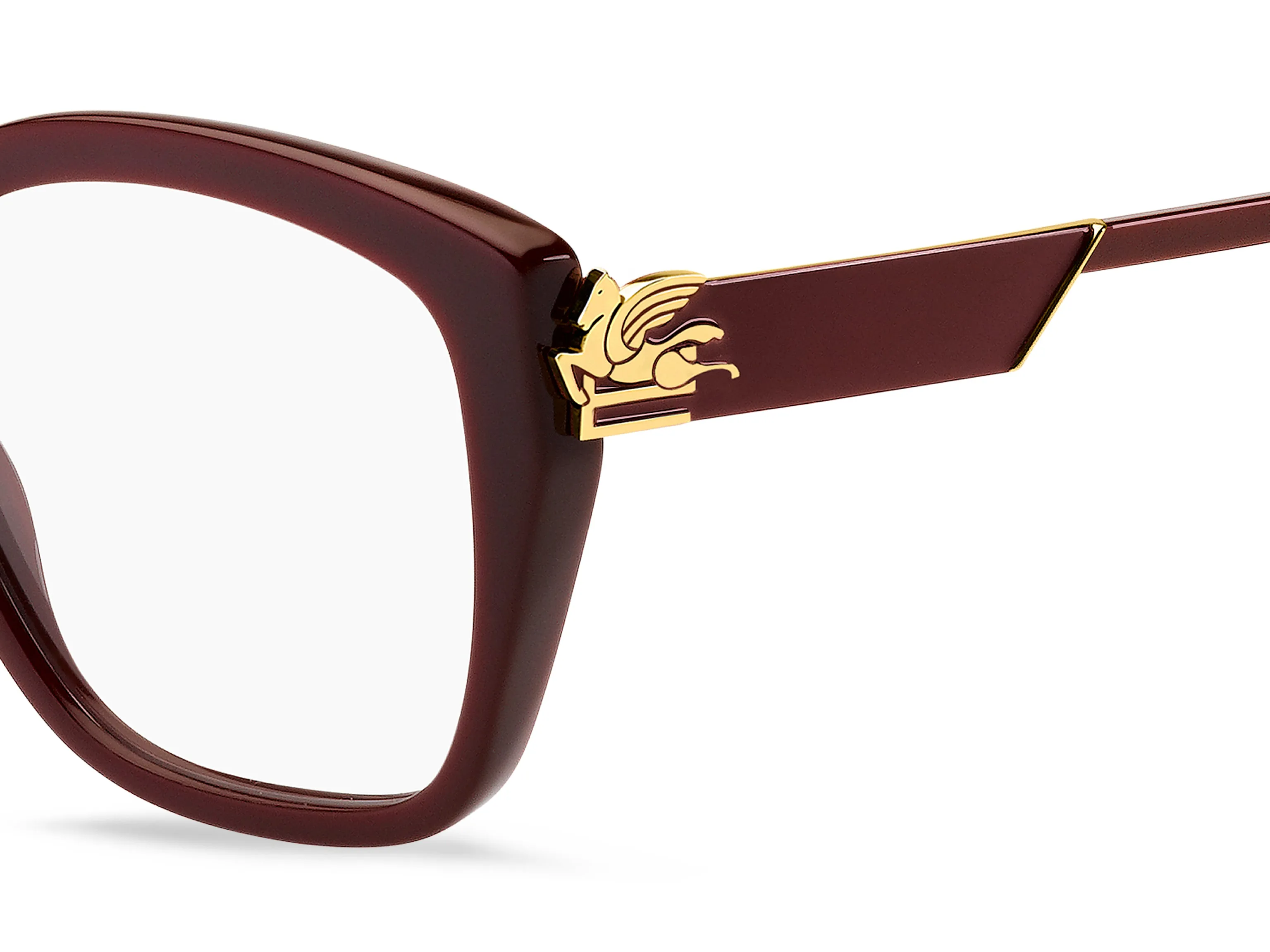 ETRO ETRO 0031 LHF Montature da vista Acetato Rosso Squadrata - immagine 3