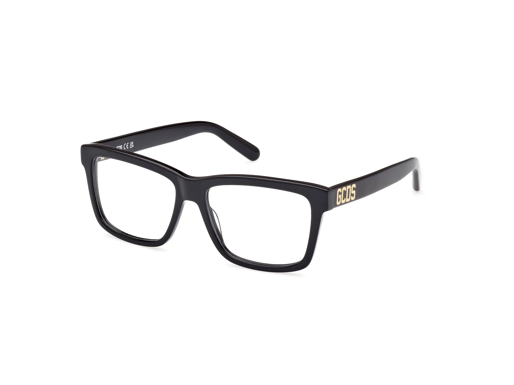GCDS GD5020 1 Montature da vista Acetato Nero Squadrata Normale - immagine 1
