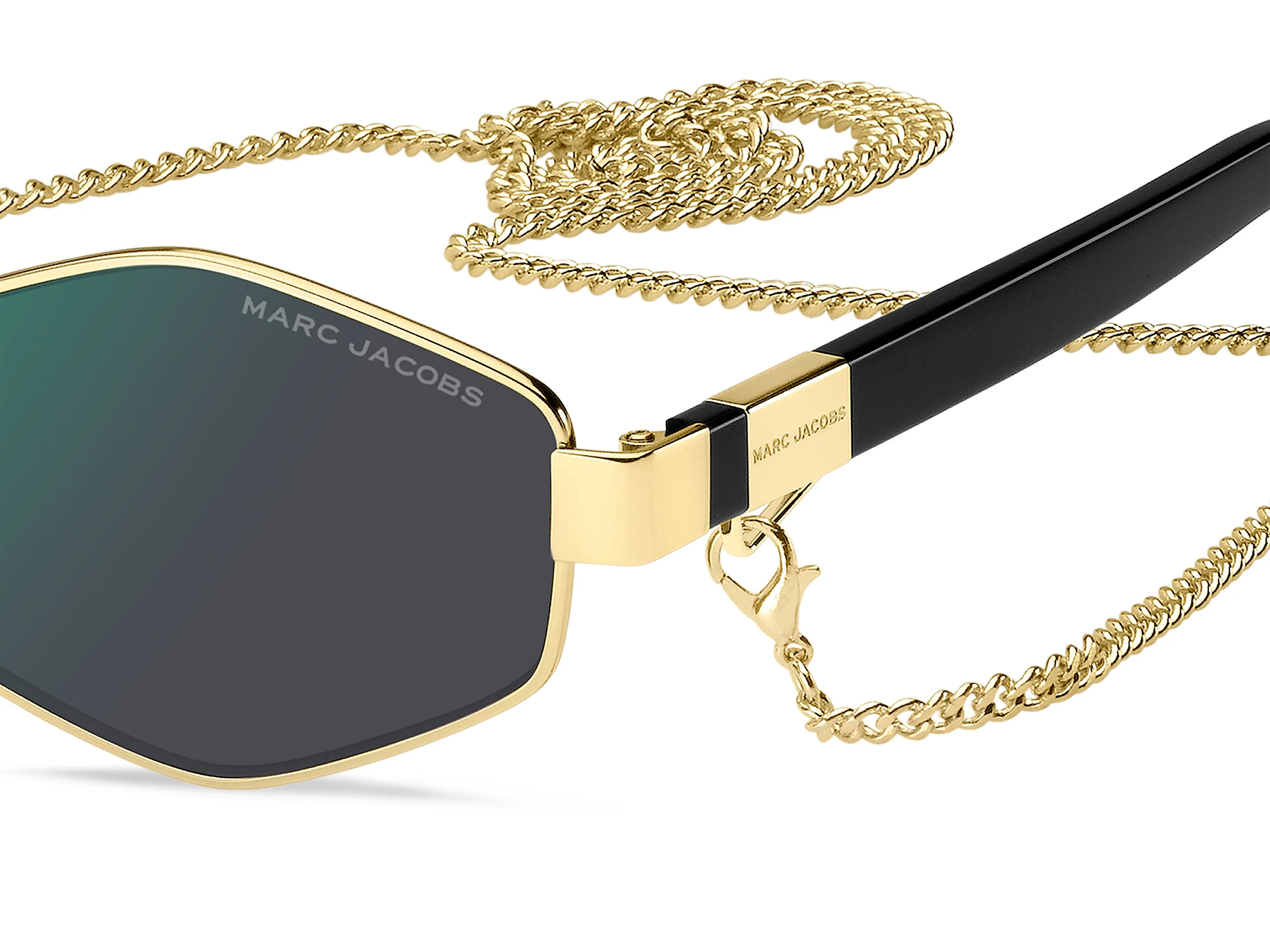 Marc Jacobs Marc Jacobs MARC 496/S PEF/MT Occhiali da sole Verde Squadrata Specchiato - immagine 3