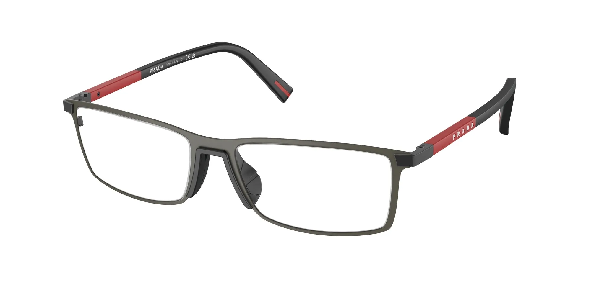Prada Linea Rossa PS 53QV 06P1O1 Montature da vista Metallo Squadrata Normale - immagine 1