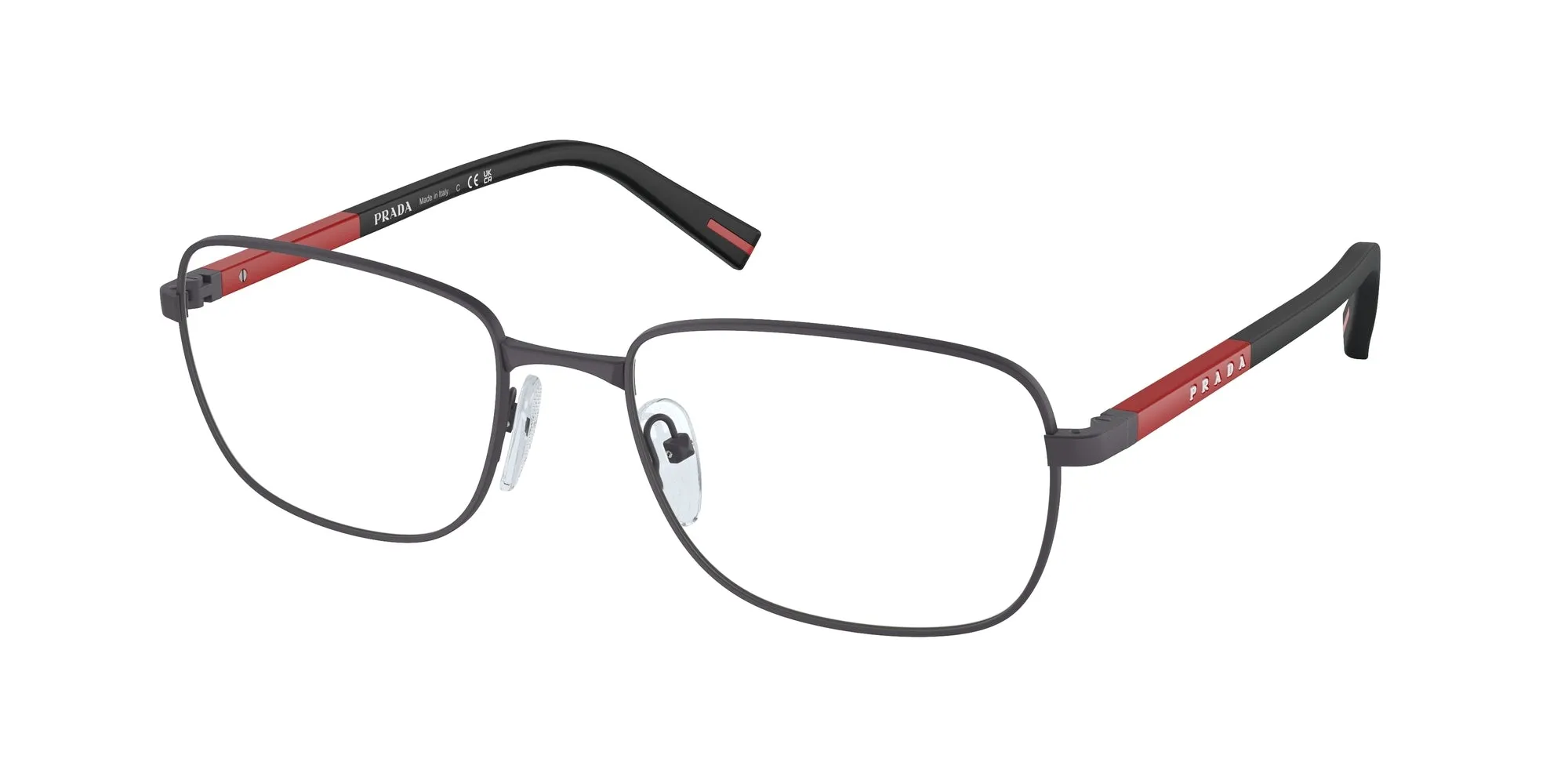 Prada Linea Rossa PS 52QV 06P1O1 Montature da vista Metallo Pillow Normale - immagine 1