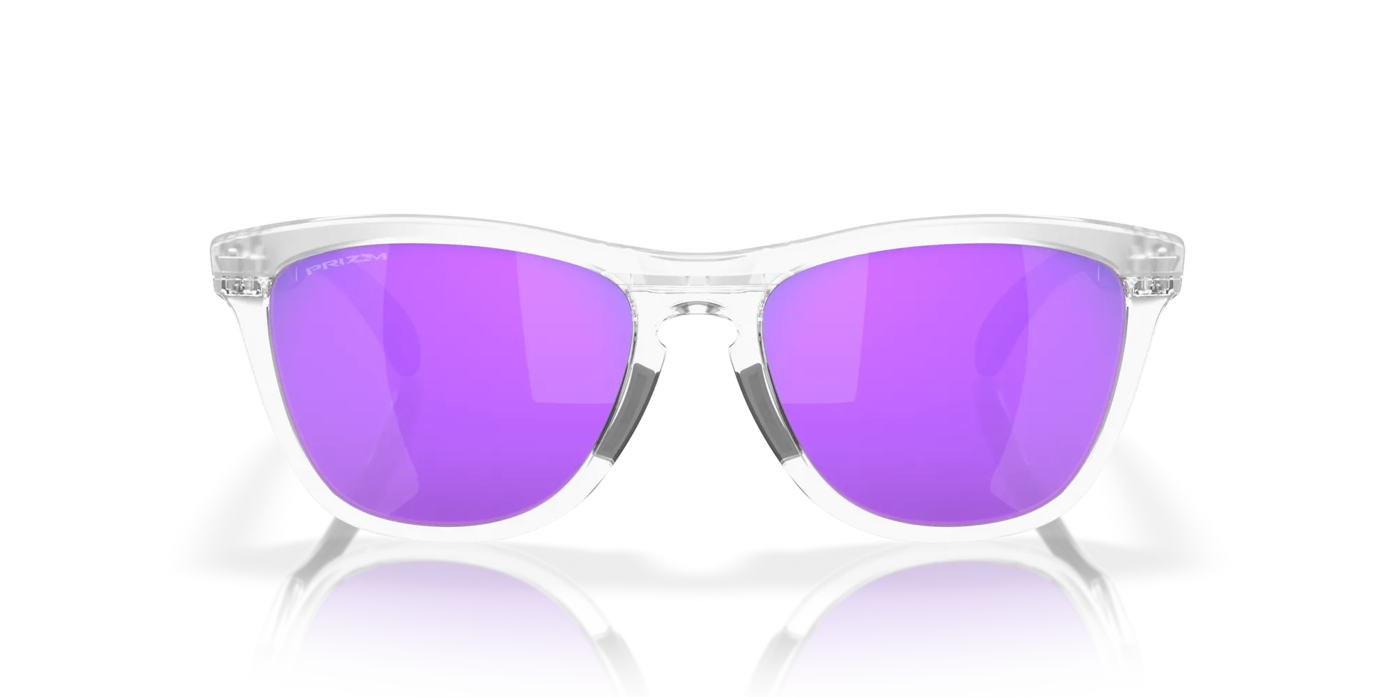 Oakley OO9284 FROGSKINS RANGE 928412 Occhiali da sole O_Matter Trasparente Prizm Violet Rotonda Normale Prizm - immagine 3