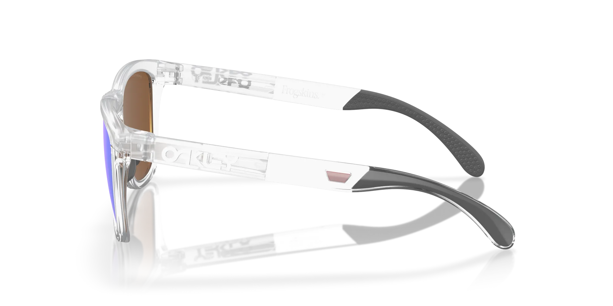 Oakley OO9284 FROGSKINS RANGE 928412 Occhiali da sole O_Matter Trasparente Prizm Violet Rotonda Normale Prizm - immagine 4