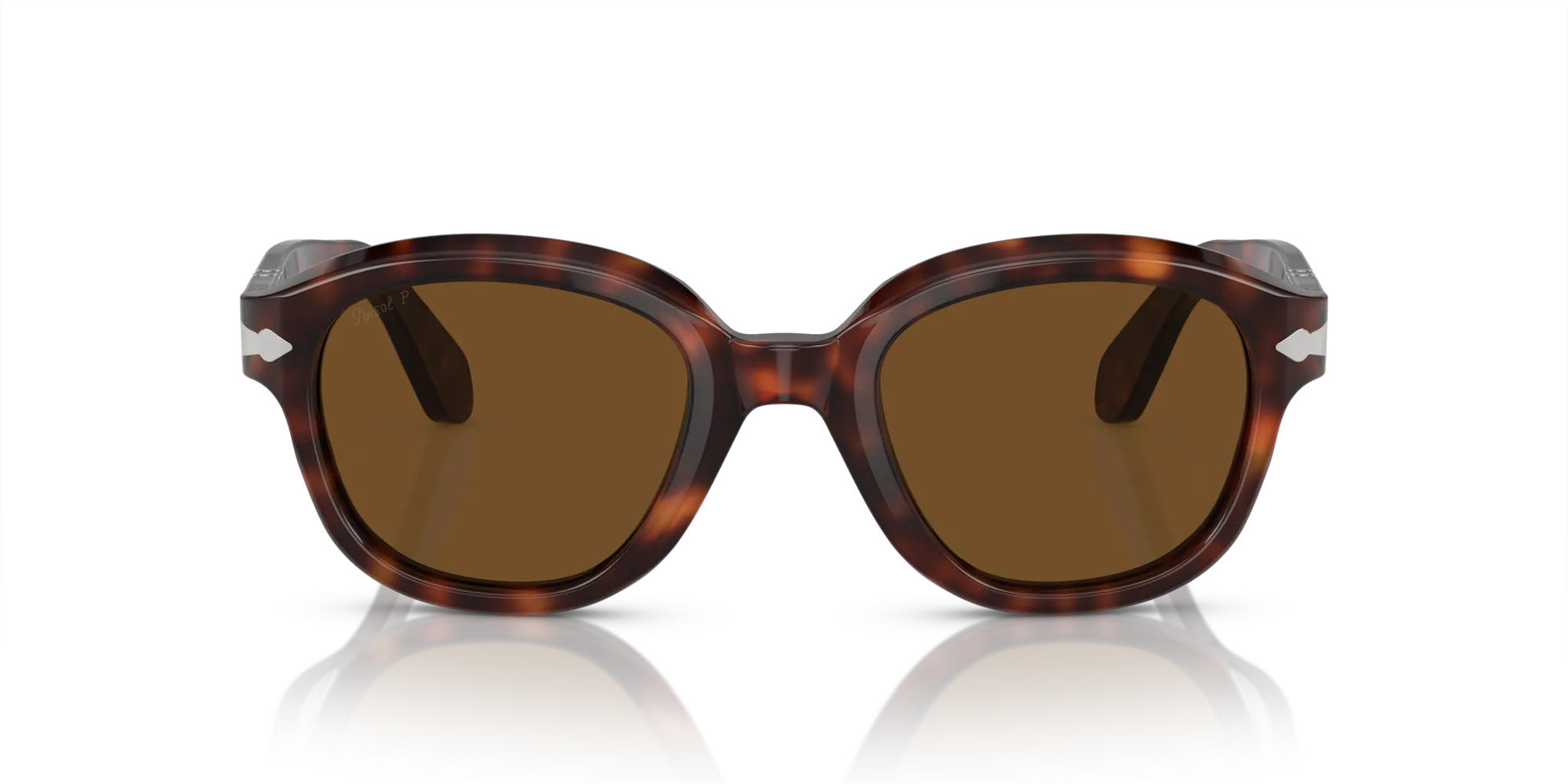Persol PO0060S 24/57 Occhiali da sole Acetato Tartaruga Pantos Polarizzata - immagine 3