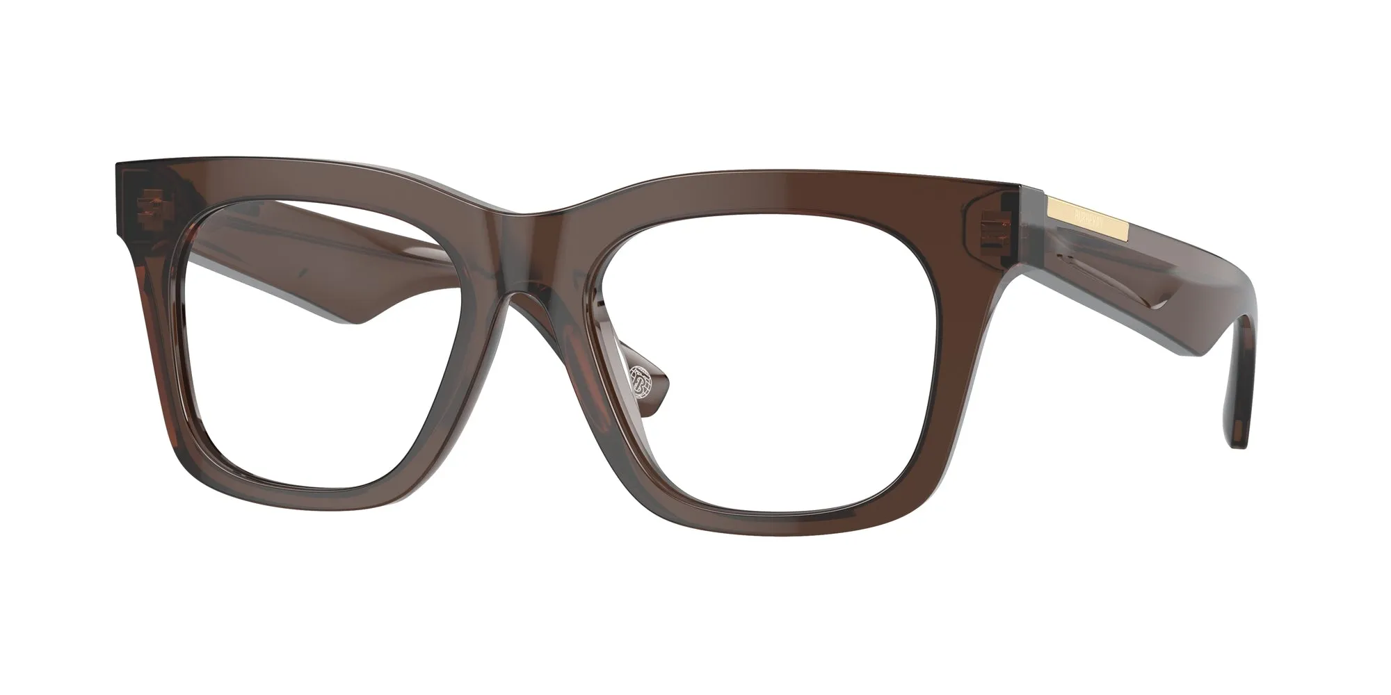 Burberry BE2407 4116 Montature da vista Acetato Marrone Squadrata Normale - immagine 1