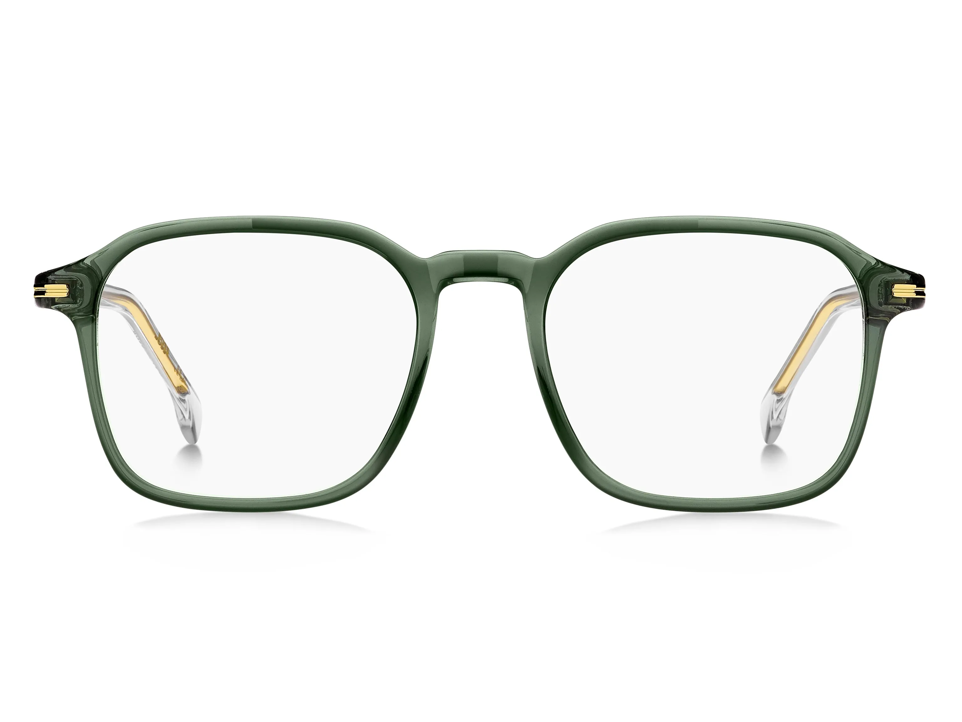 Hugo Boss BOSS 1629 1ED Montature da vista Acetato Verde Squadrata - immagine 2
