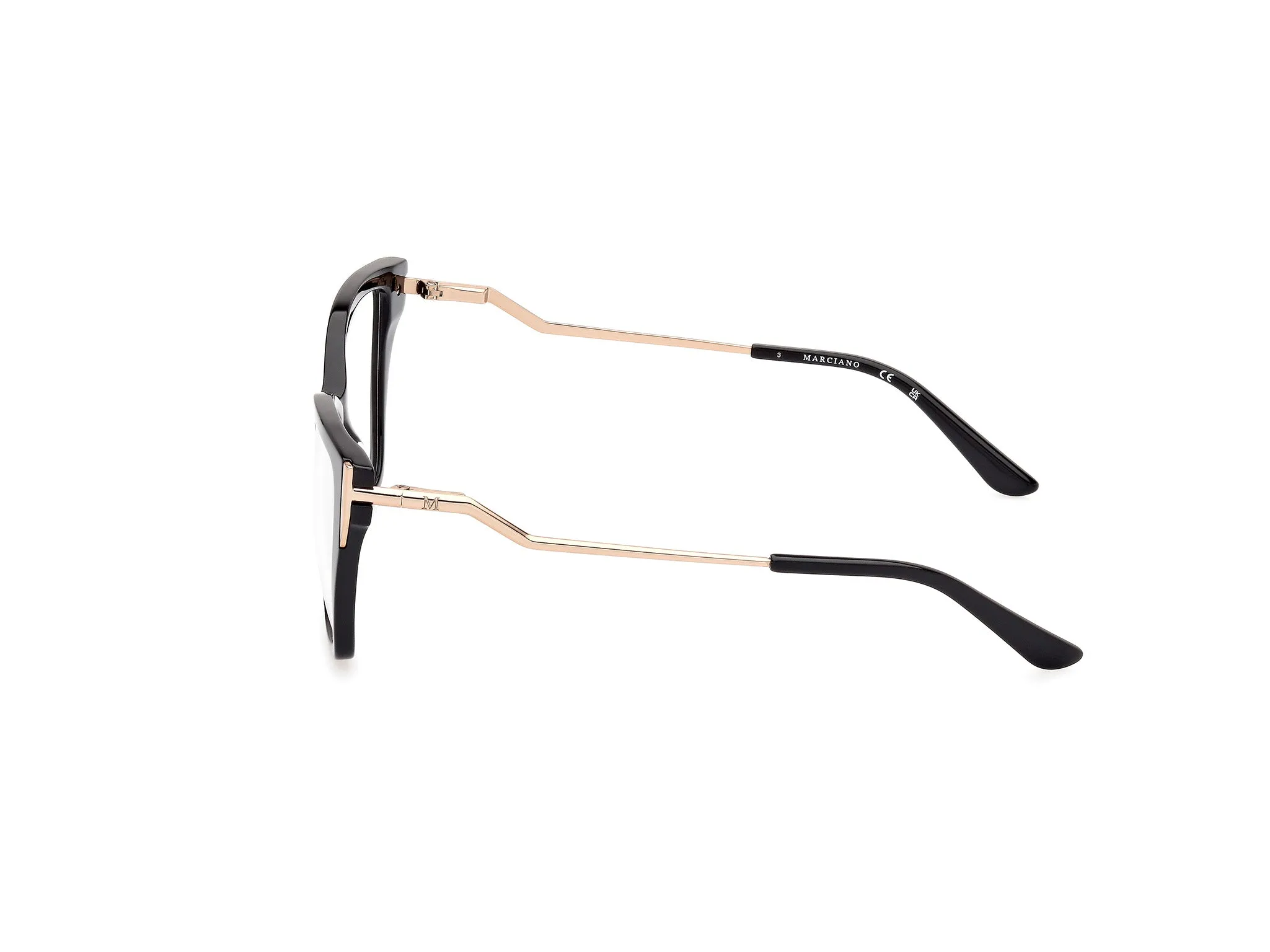 Guess by Marciano GM0399 1 Montature da vista Acetato Nero Squadrata Normale - immagine 2