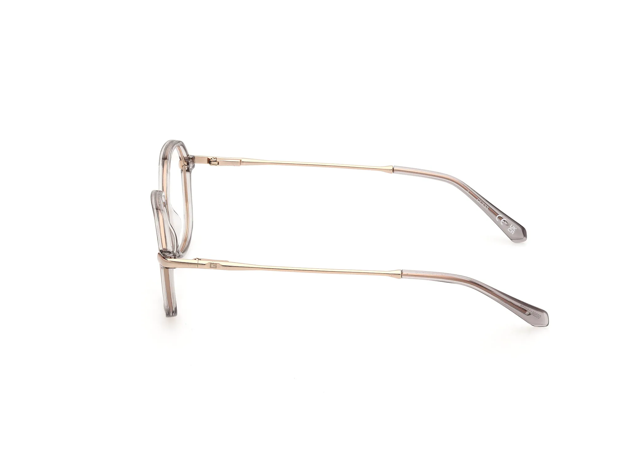 Guess GU50098 20 Montature da vista Iniettato Grigio Rotonda Normale - immagine 2