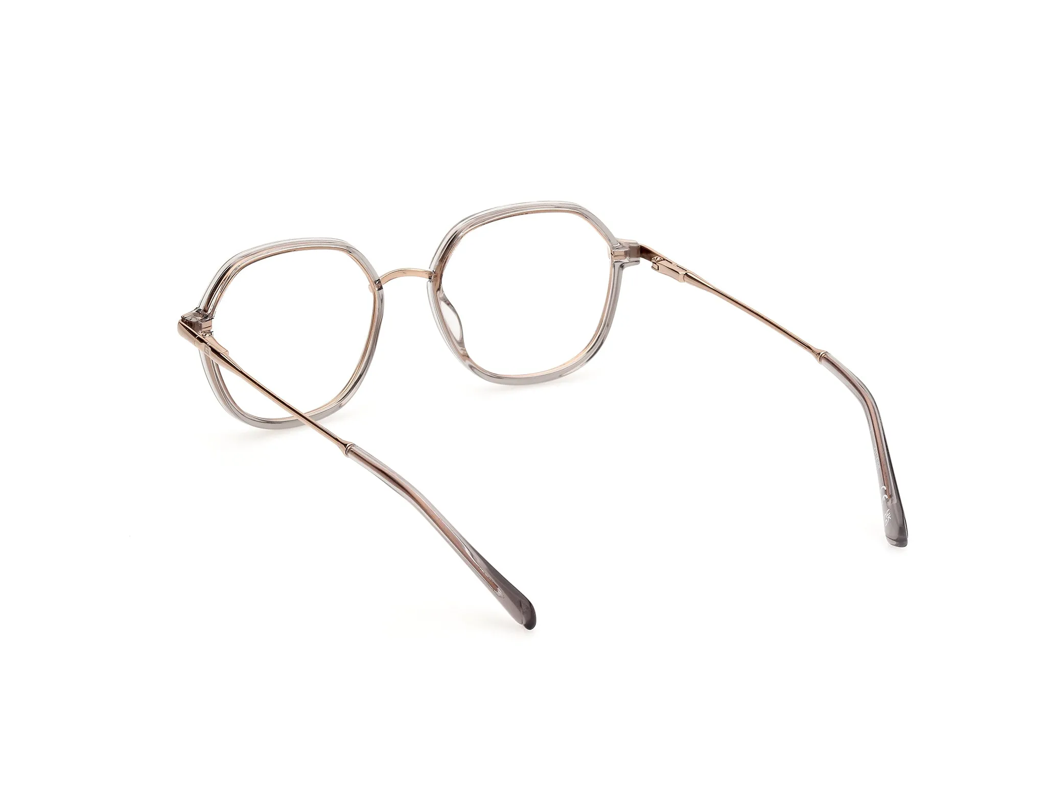 Guess GU50098 20 Montature da vista Iniettato Grigio Rotonda Normale - immagine 4