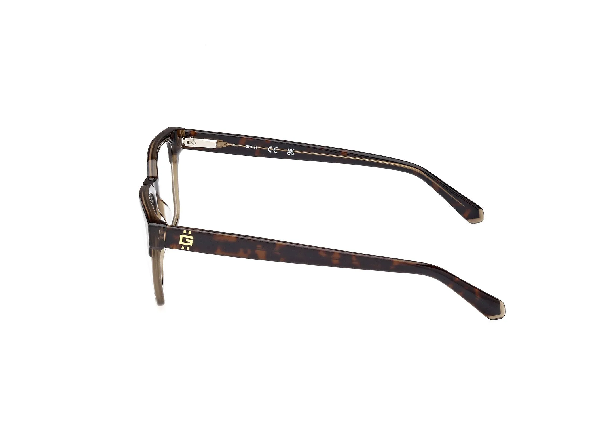Guess GU50094 56 Montature da vista Acetato Havana Squadrata Normale - immagine 2