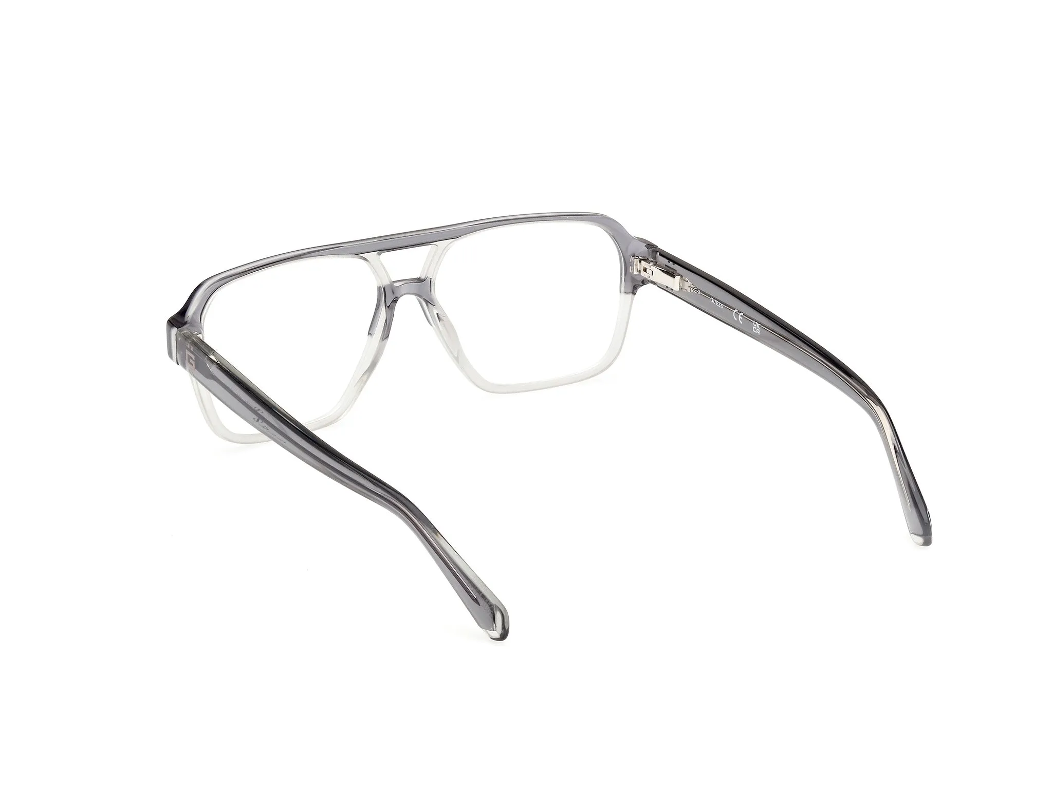 Guess GU50093 20 Montature da vista Acetato Grigio Squadrata Normale - immagine 4