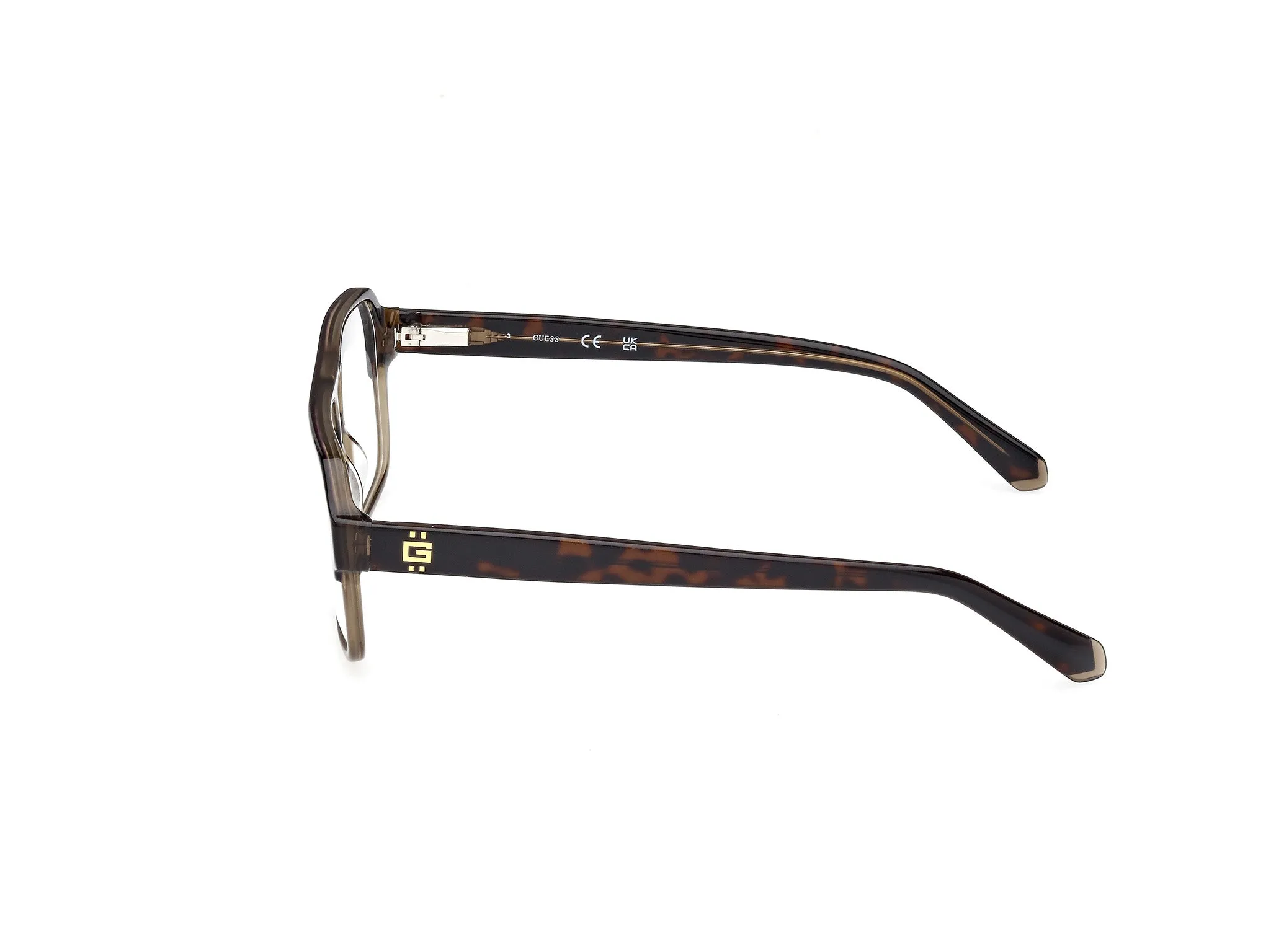 Guess GU50093 56 Montature da vista Acetato Havana Squadrata Normale - immagine 2
