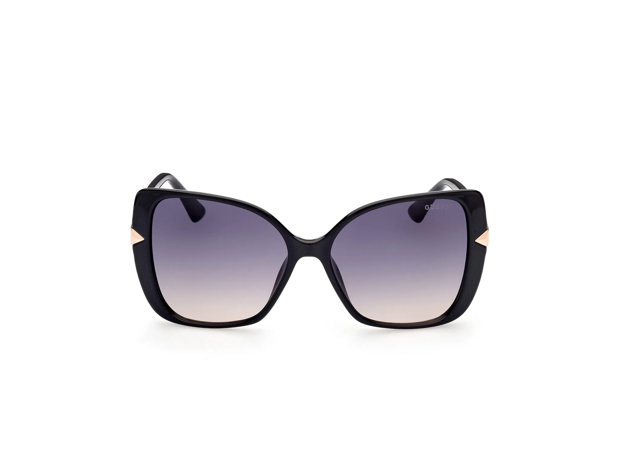 Guess GU7820 01B Occhiali da sole Iniettato Nero Fumo Farfalla Normale Sfumato - immagine 3