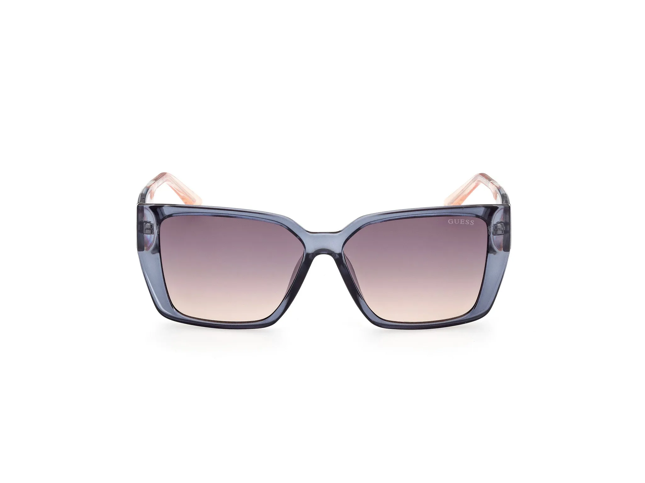Guess GU7818 92B Occhiali da sole Iniettato Blu Fumo Squadrata Normale Sfumato - immagine 3