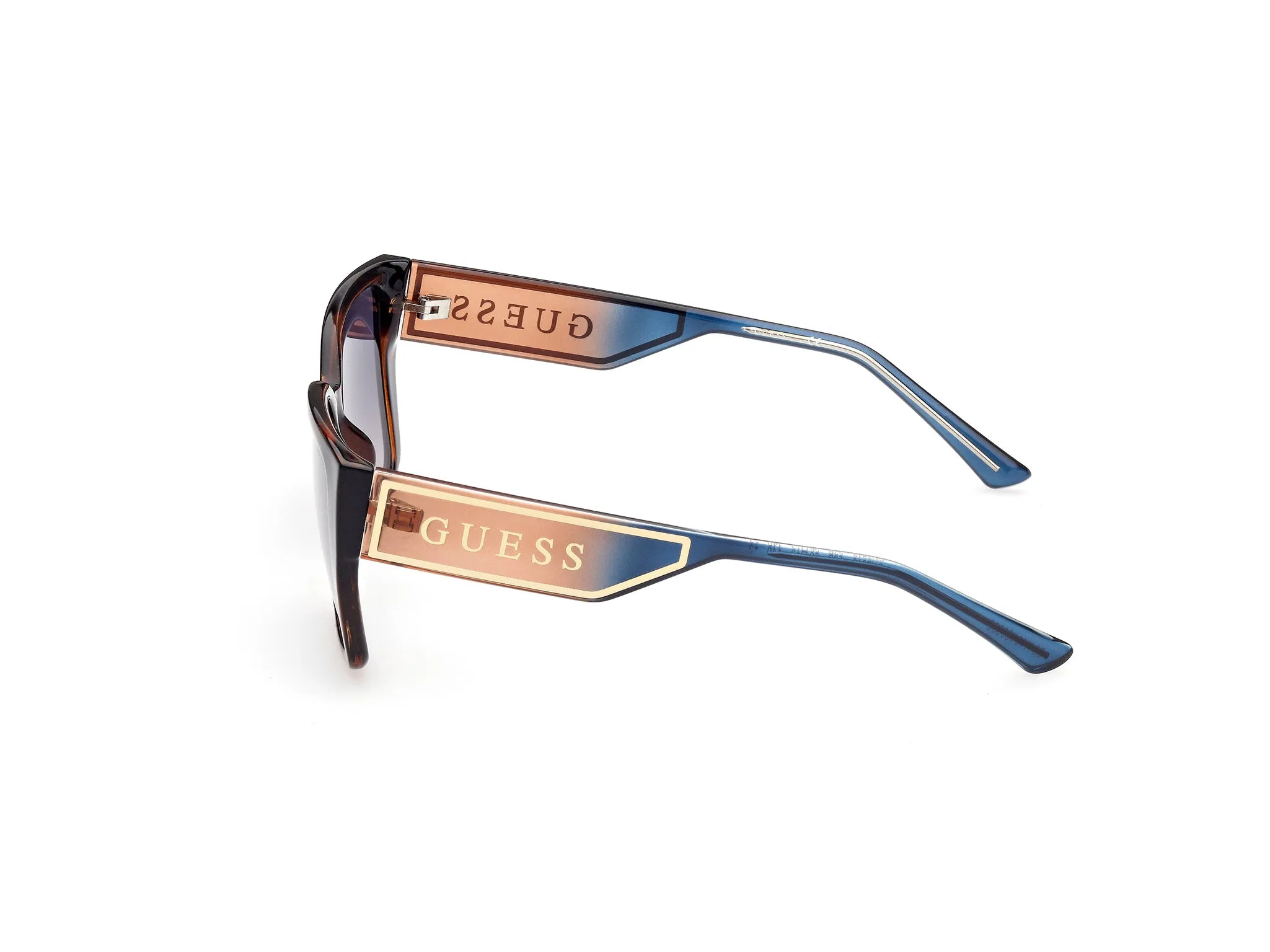 Guess GU7818 52B Occhiali da sole Iniettato Squadrata Normale Sfumato - immagine 2