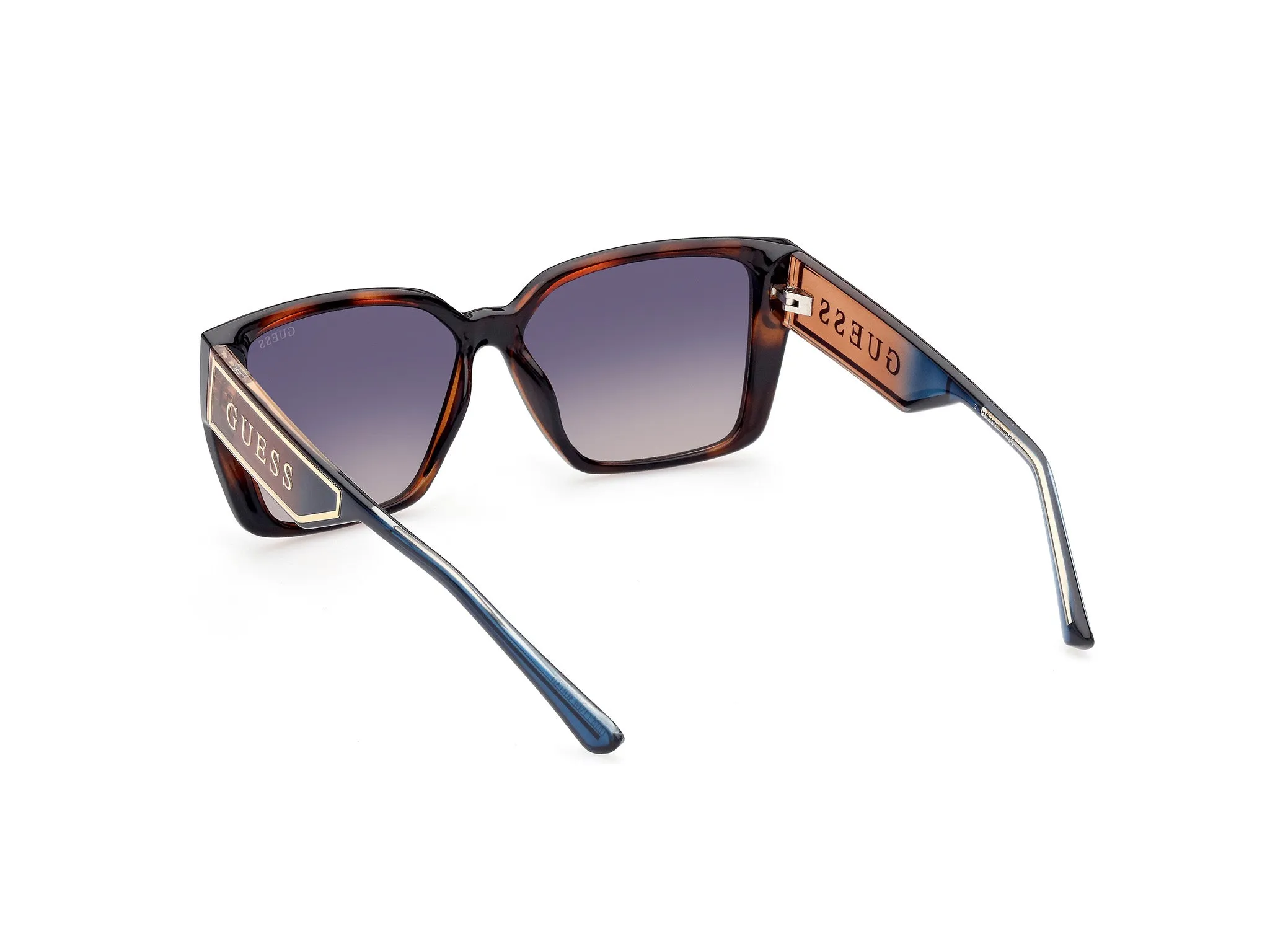Guess GU7818 52B Occhiali da sole Iniettato Squadrata Normale Sfumato - immagine 4