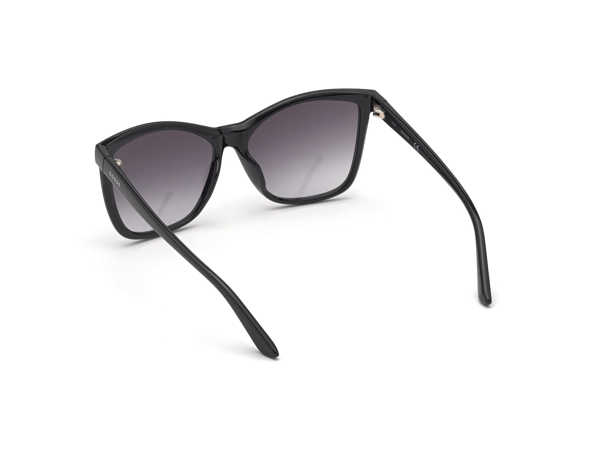Guess GU7779 01C Occhiali da sole Iniettato Nero Fumo Squadrata Normale Specchiato - immagine 4