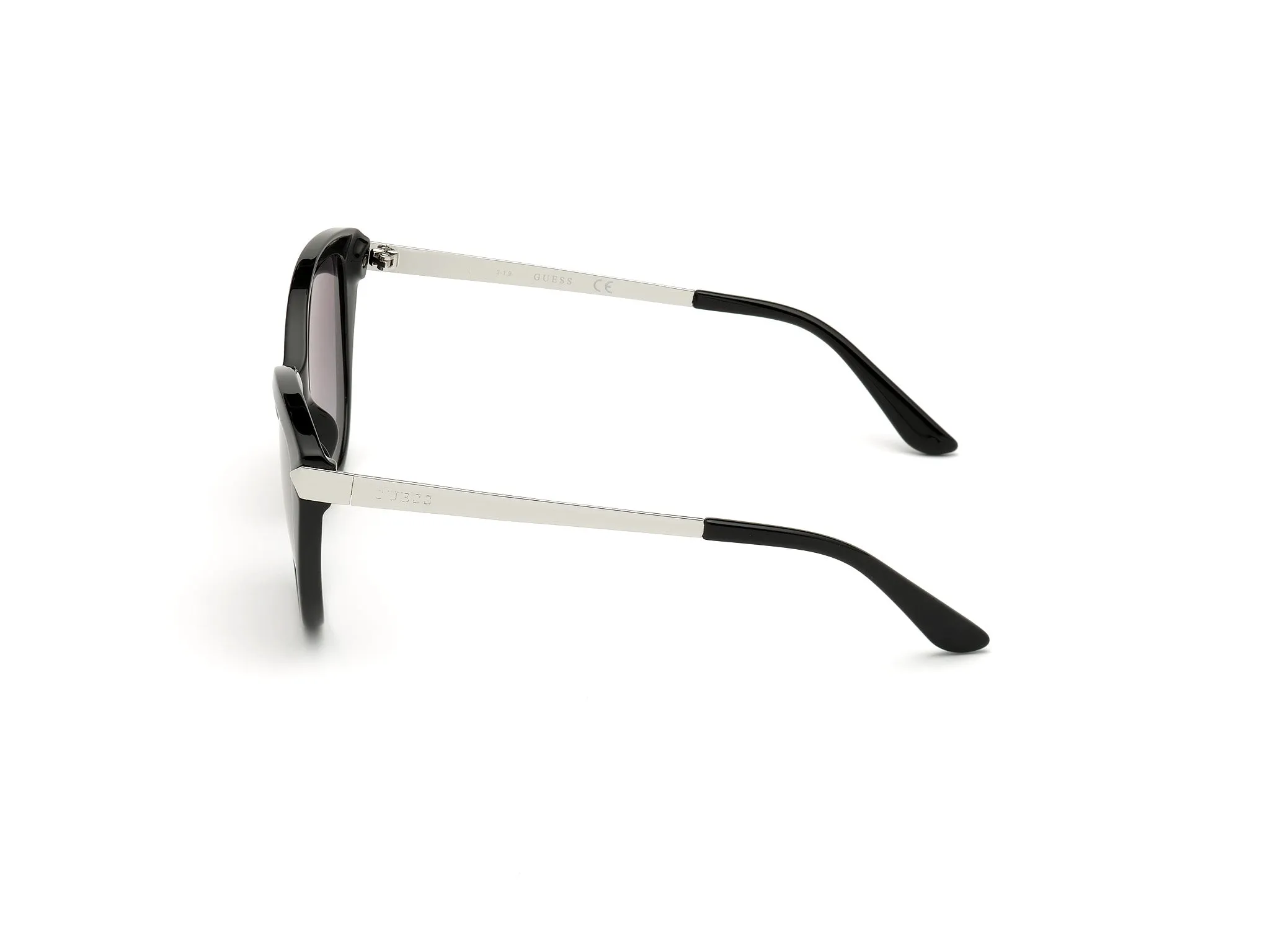 Guess GU7658 01C Occhiali da sole Iniettato Nero Fumo Cat Eye Normale - immagine 2
