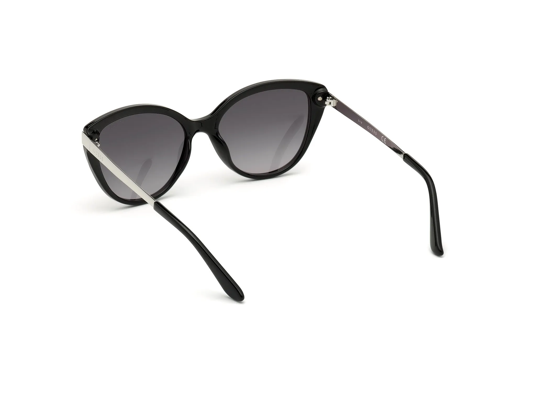 Guess GU7658 01C Occhiali da sole Iniettato Nero Fumo Cat Eye Normale - immagine 4