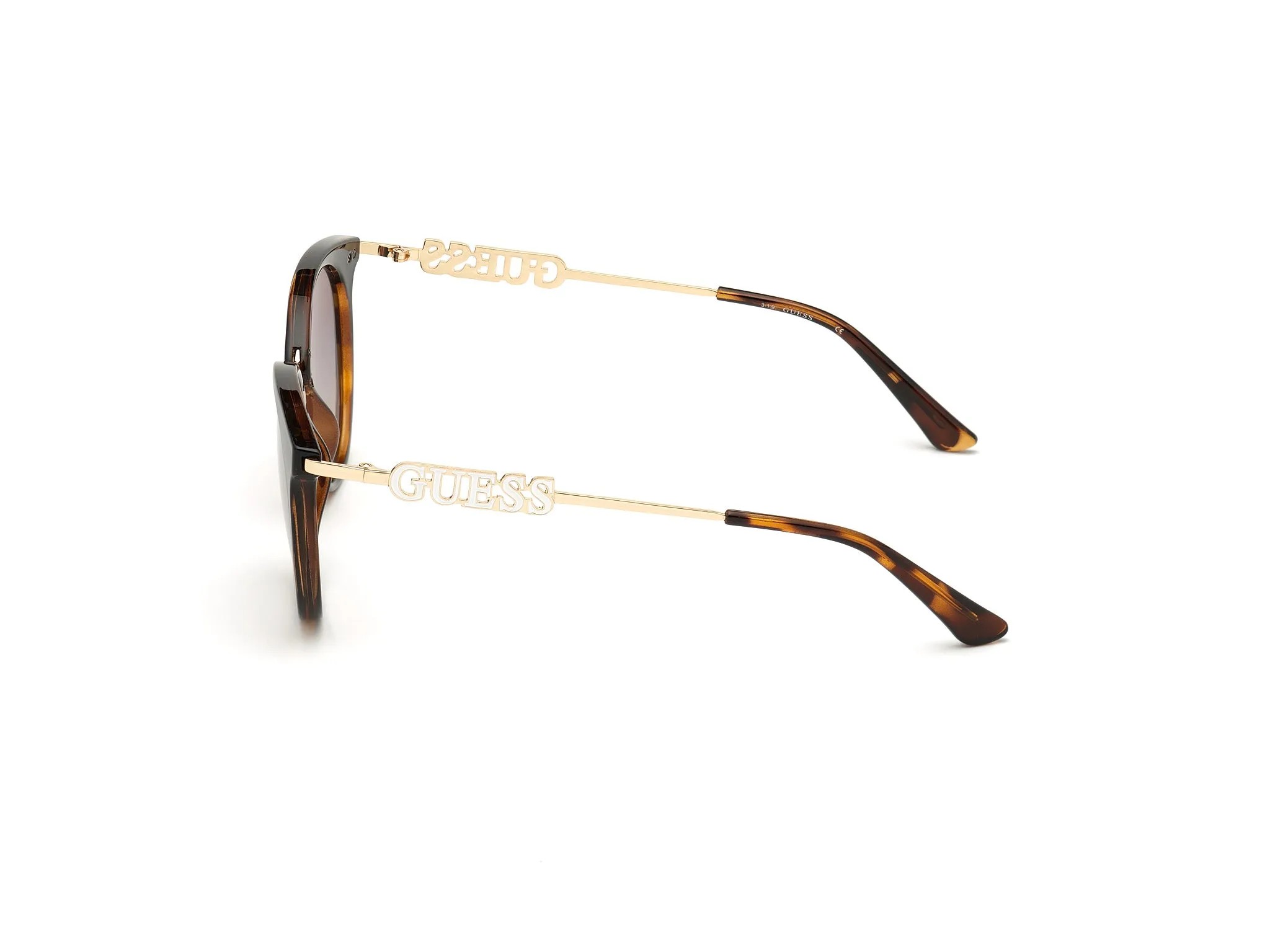 Guess GU7645 52G Occhiali da sole Iniettato Rotonda Normale Specchiato - immagine 2