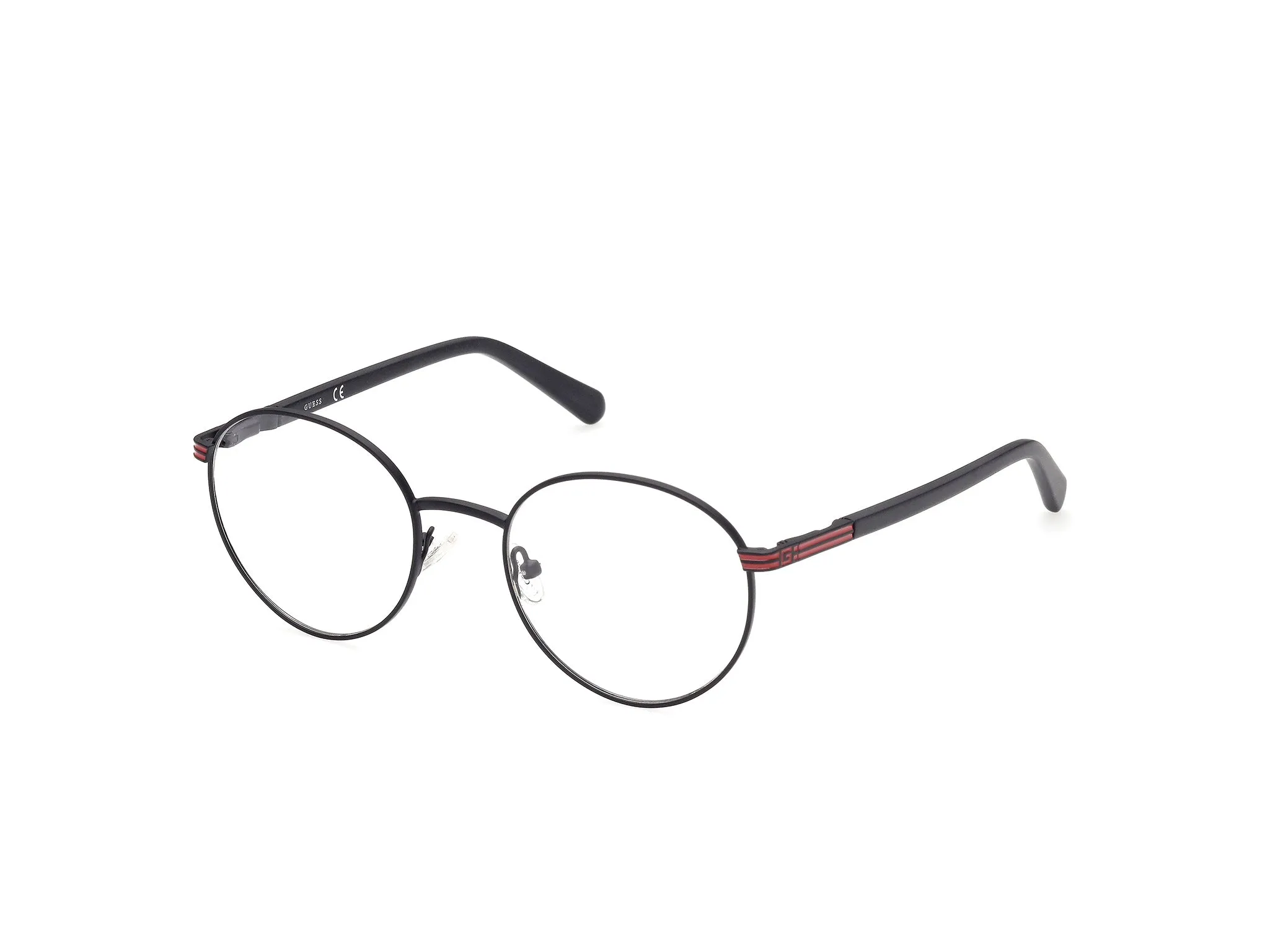 Guess GU50043 2 Montature da vista Metallo Nero Rotonda Normale - immagine 1