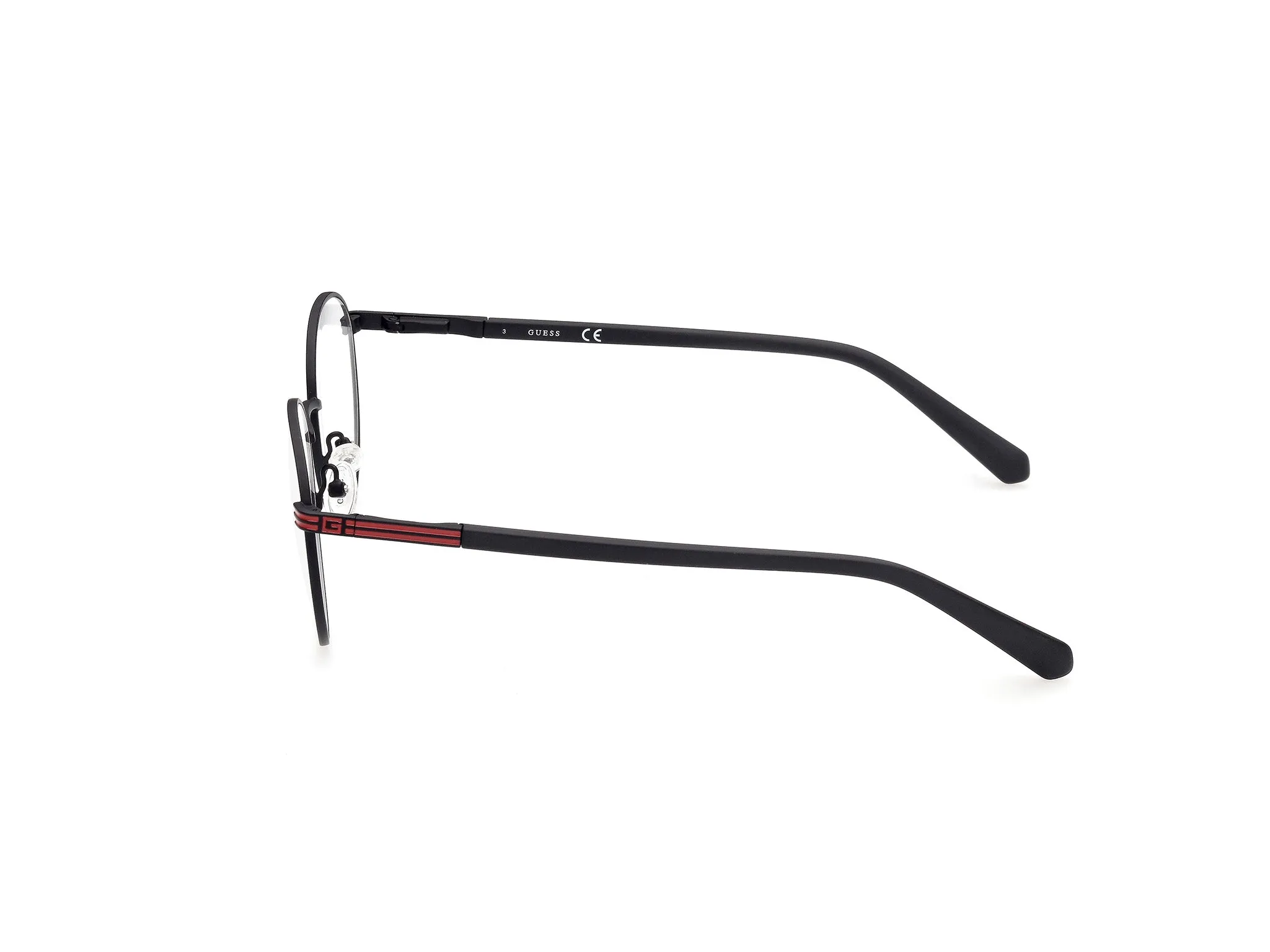 Guess GU50043 2 Montature da vista Metallo Nero Rotonda Normale - immagine 2