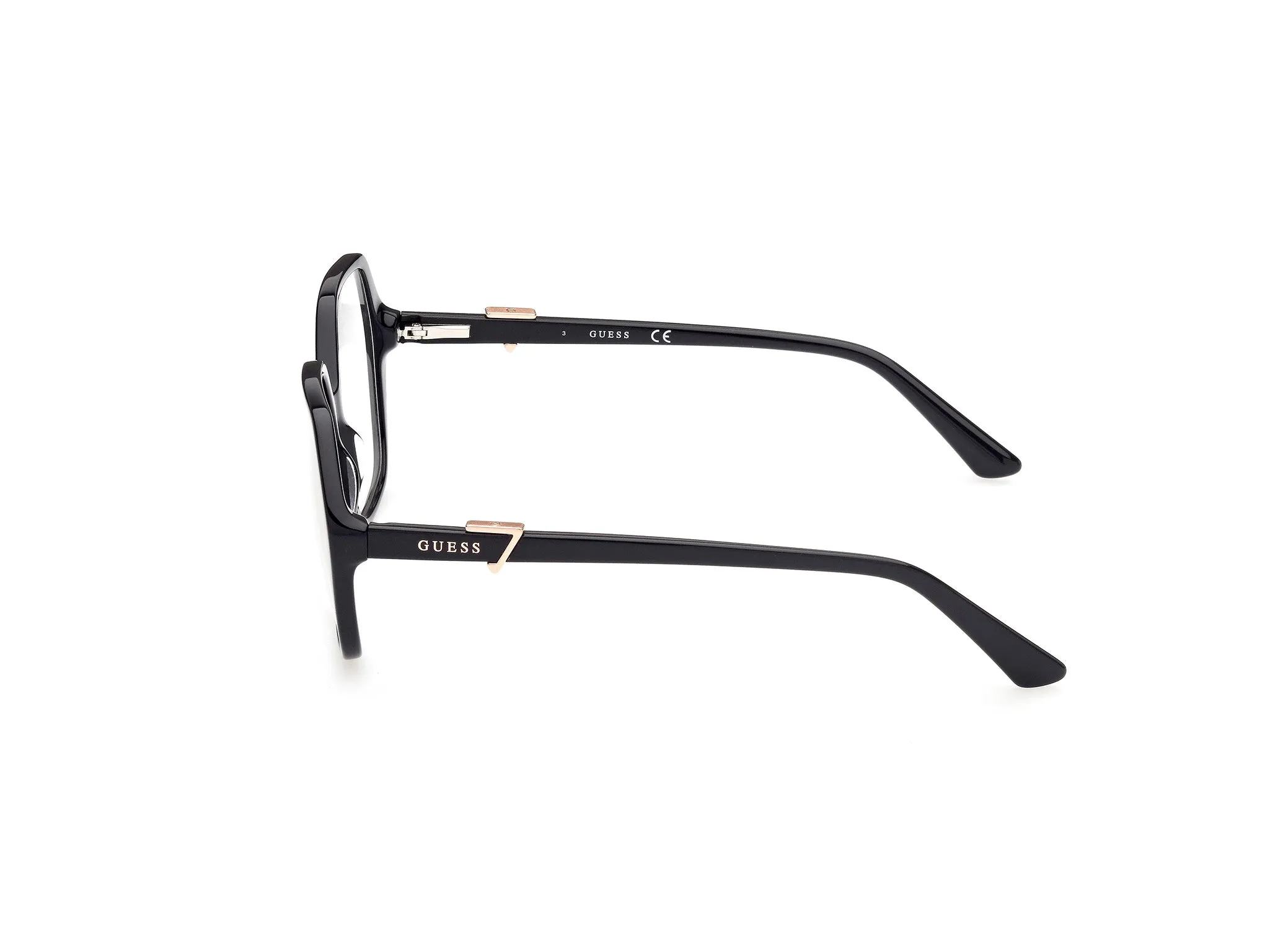Guess GU2875 1 Montature da vista Acetato Nero Geometrica Normale - immagine 2