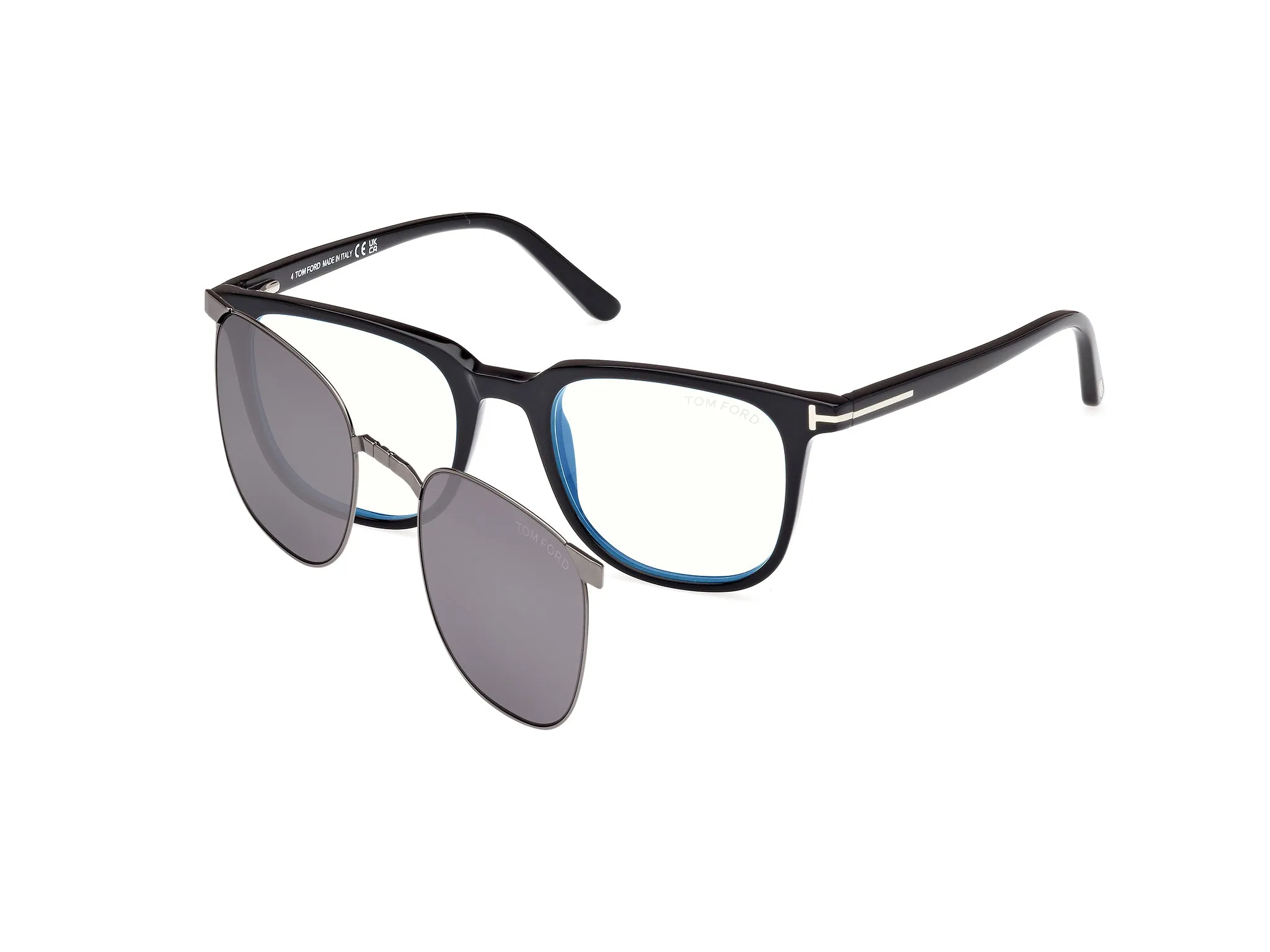 TOM FORD FT5916-B 1 Montature da vista Acetato Nero Squadrata Normale - immagine 1