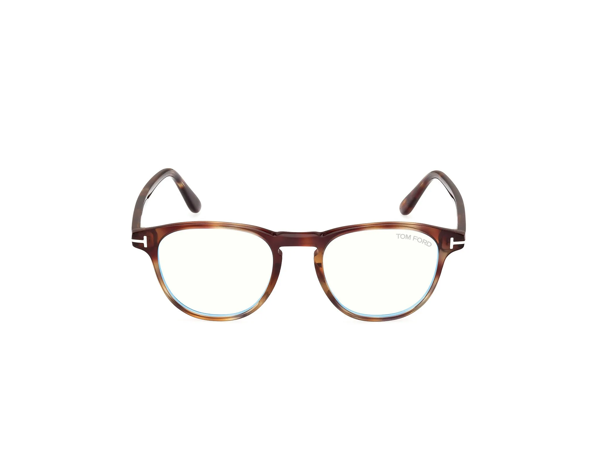 TOM FORD FT5899-B 55 Montature da vista Acetato Havana Squadrata Normale - immagine 3
